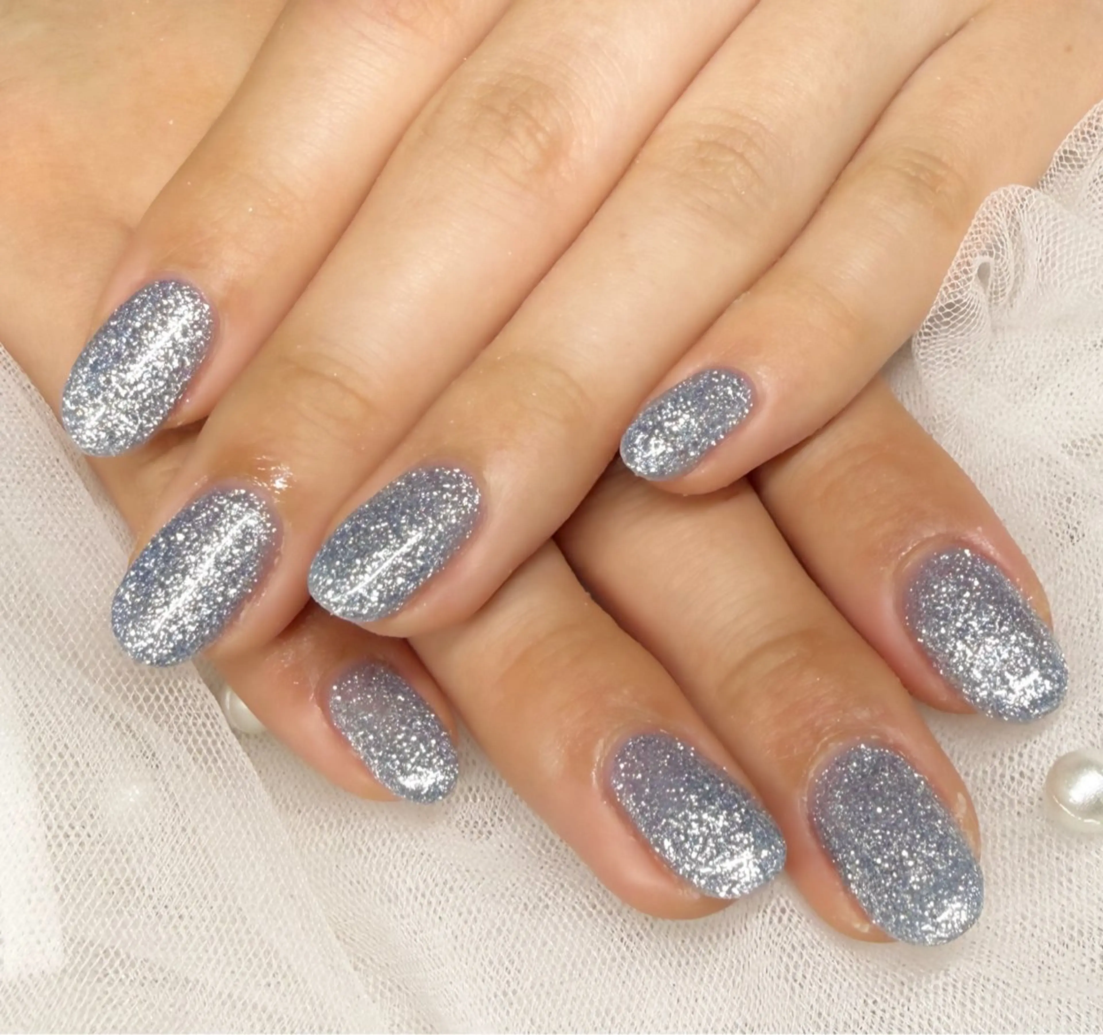 ネイル キラキラネイル ラメ(グリッター) ワンカラーネイル 小川 早紀のネイルデザイン