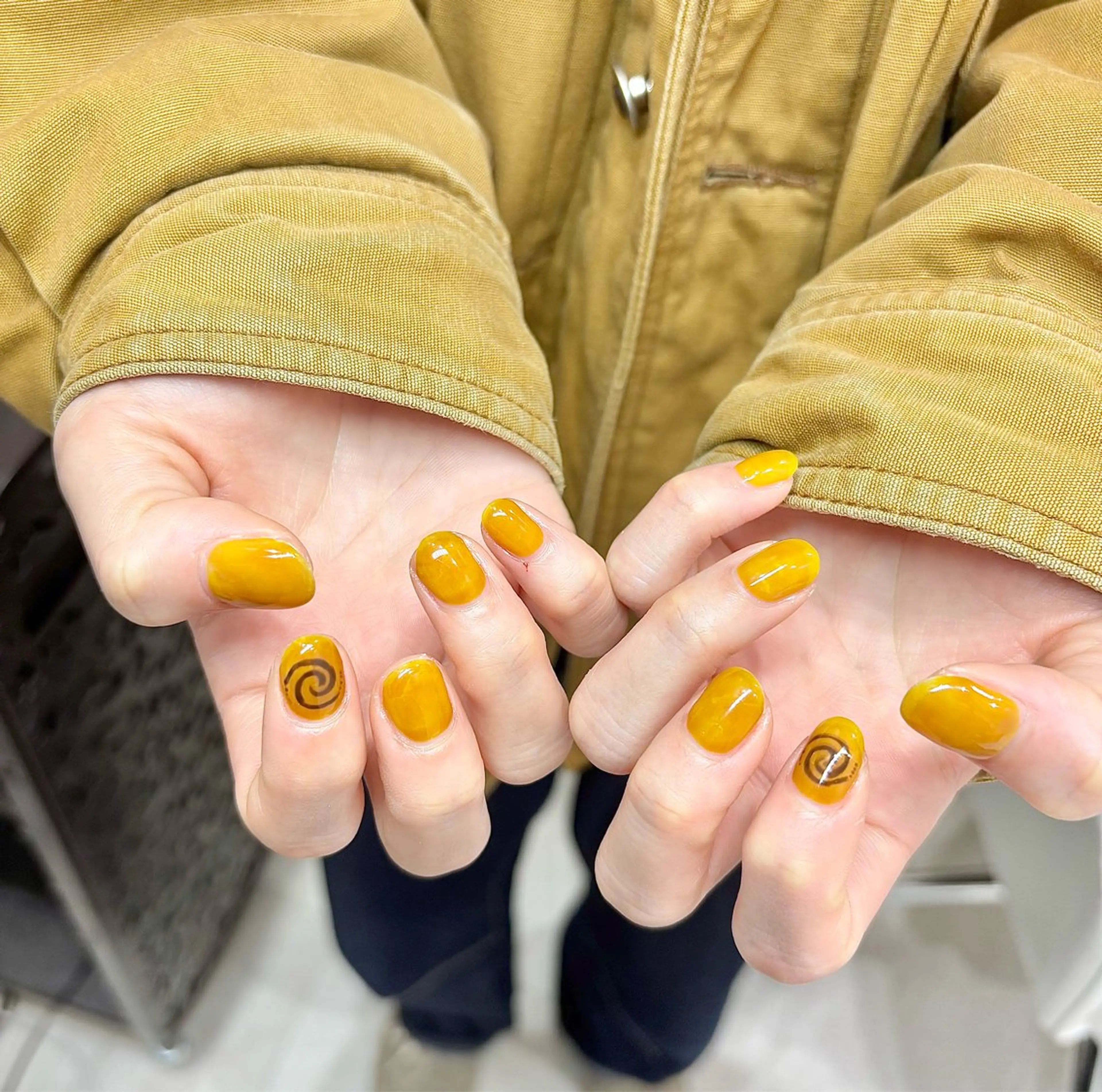 ネイル アートネイル フレンチネイル キラキラネイル 韓国ネイル マグネットネイル VOXJAPAN CHIYURIのネイルデザイン