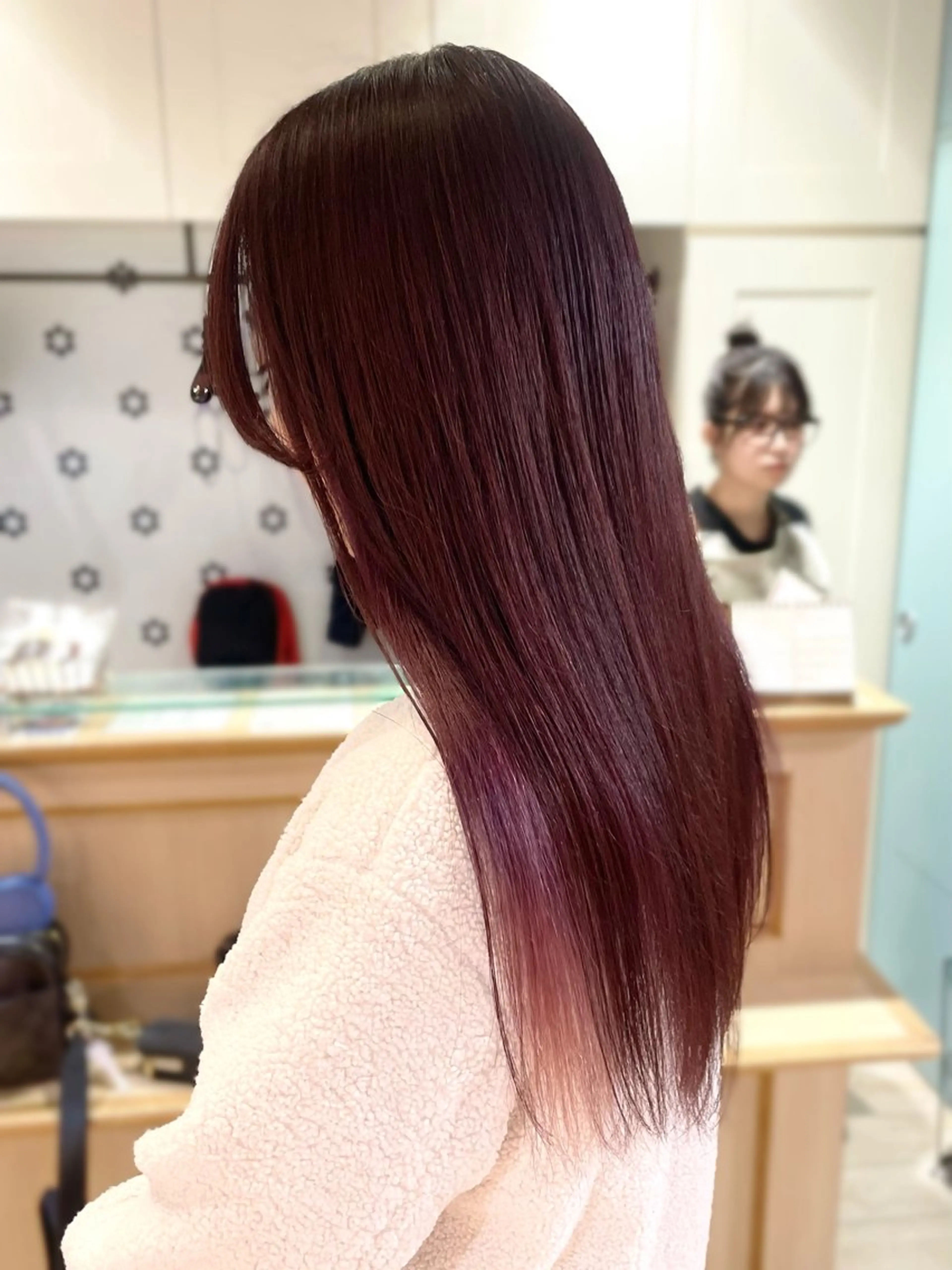 ロング カラー ブリーチ ブリーチなしカラー ヘアカラー 🍬kanami 🍬ボブ/暖色カラーのヘアスタイル