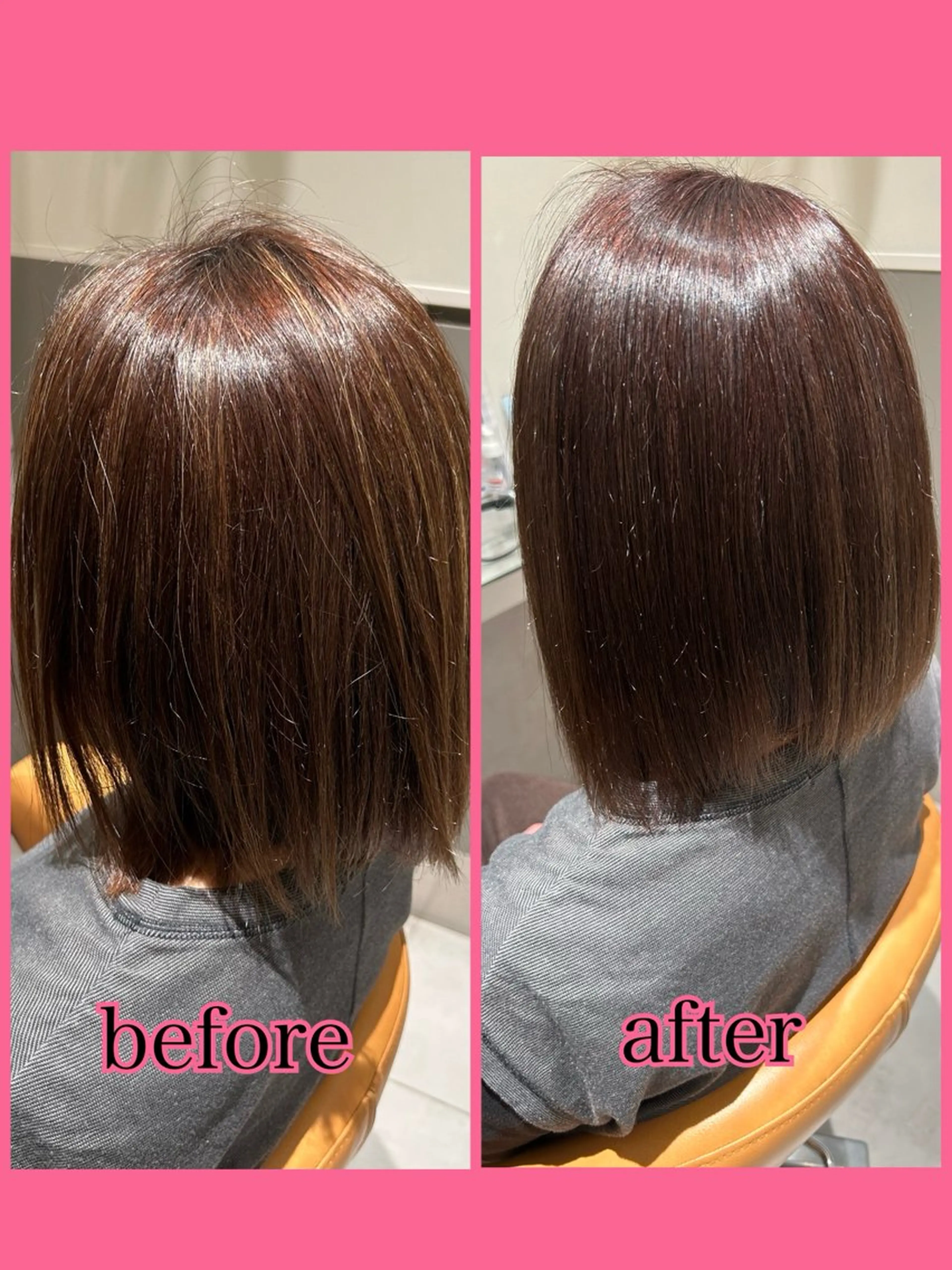 ミディアム カラー ヘアカラー 大久保 陽子のヘアスタイル