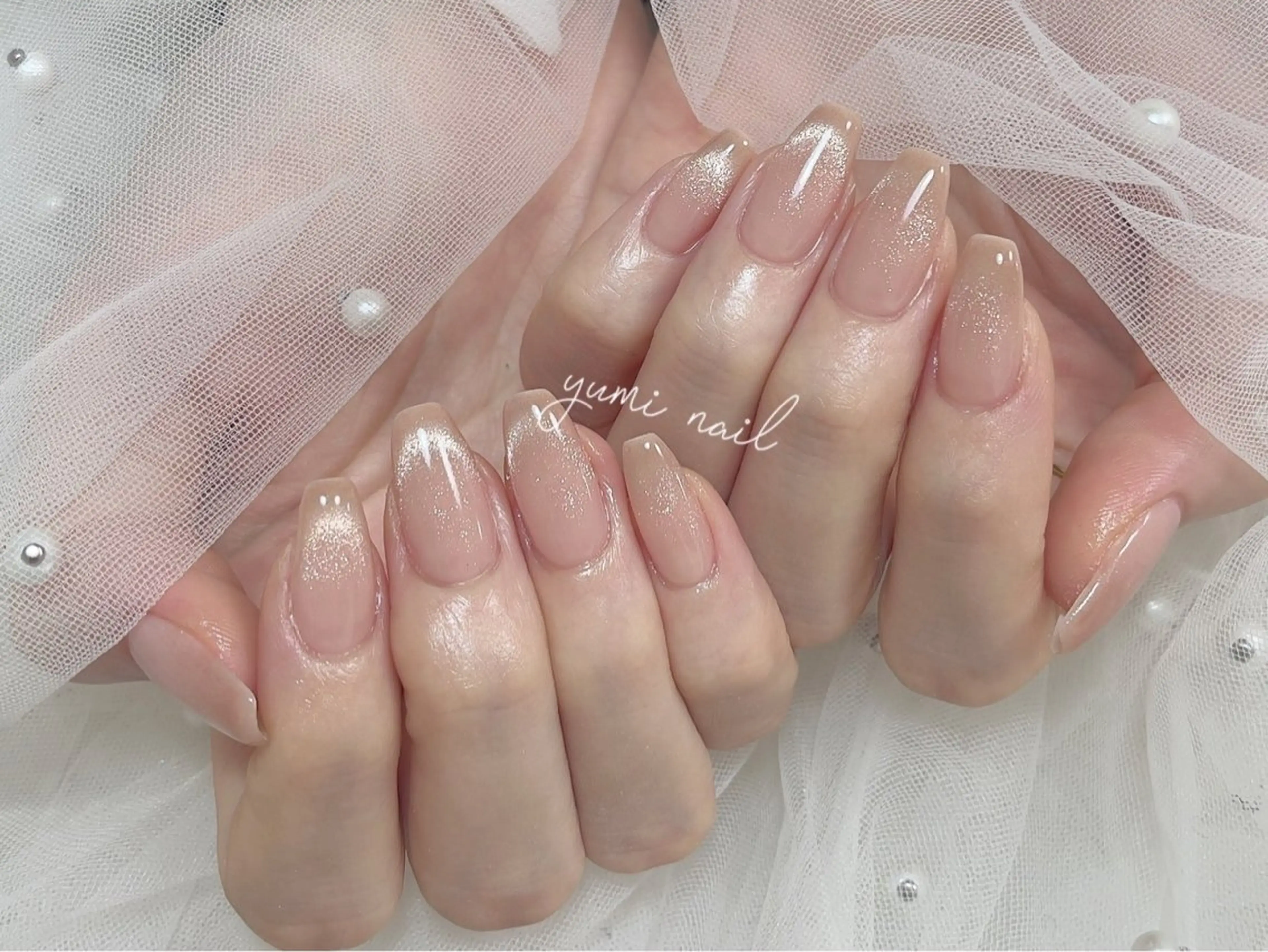 ネイル 𝐲𝐮𝐦𝐢🎀 長さ出しデザイン専門のネイルデザイン