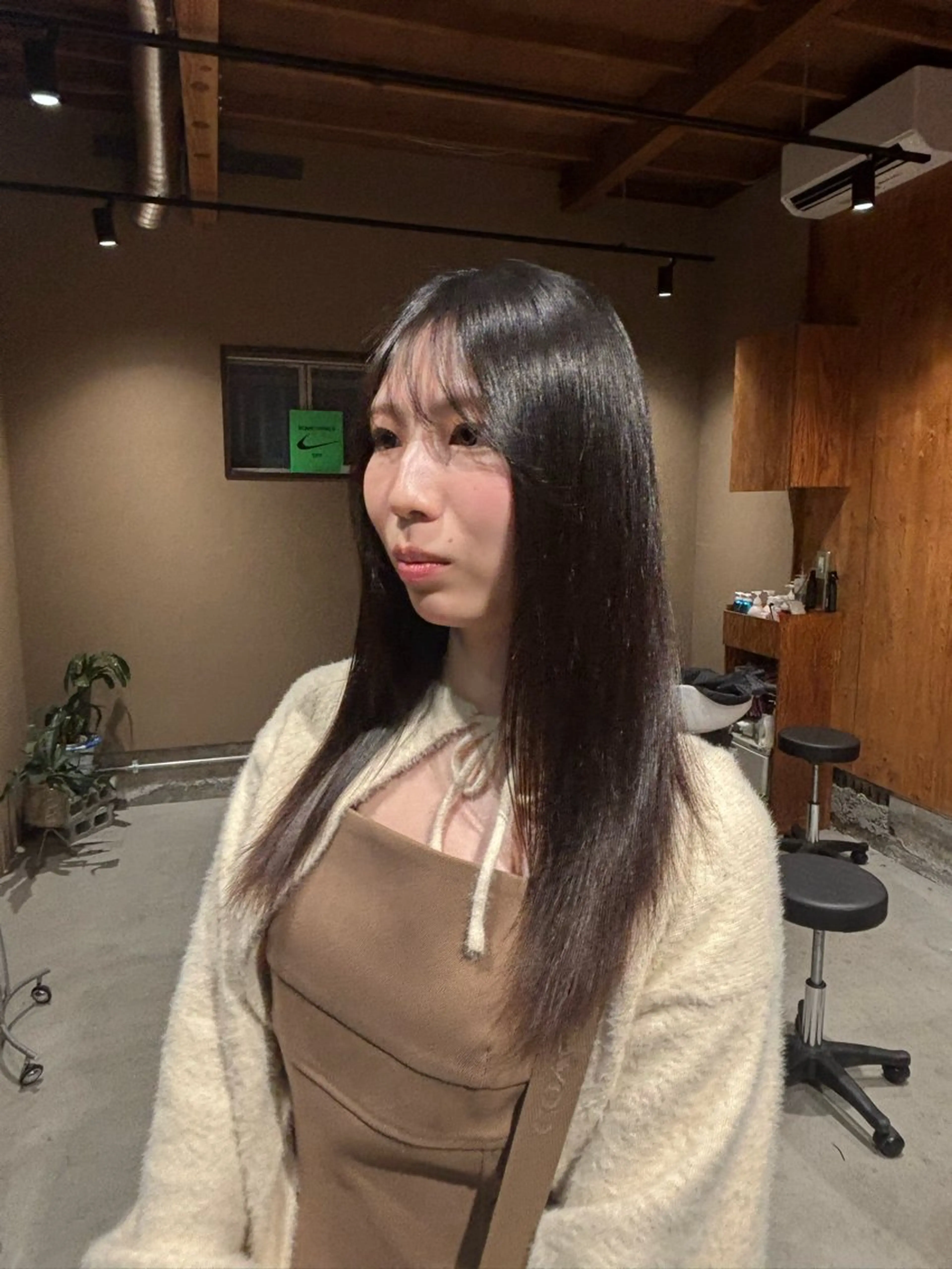 ロング 縮毛矯正 中津/トレンドカラー /美馬本紅亜のヘアスタイル