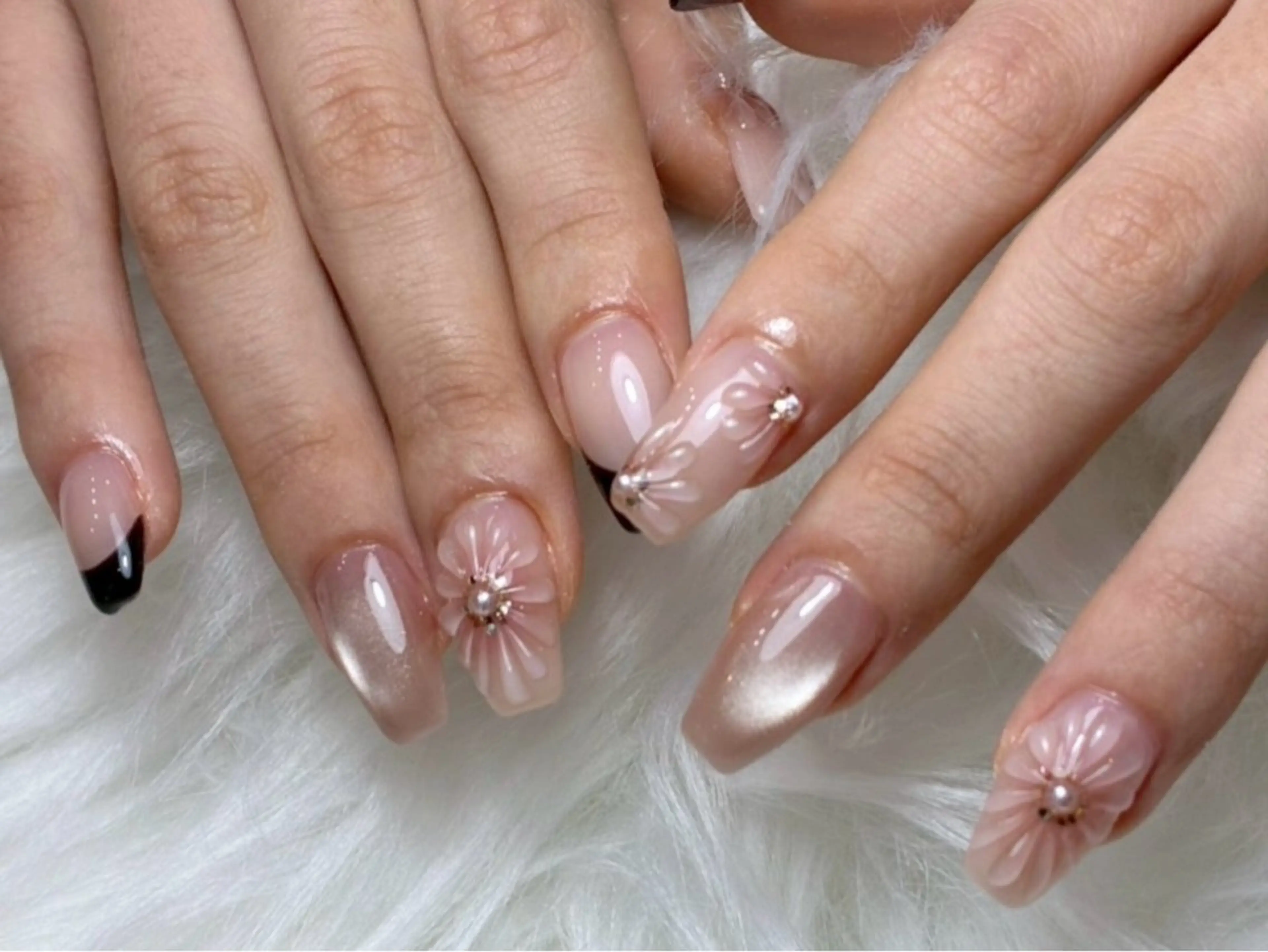 ネイル 長さ出し Mia nail 【平尾駅すぐ】のネイルデザイン