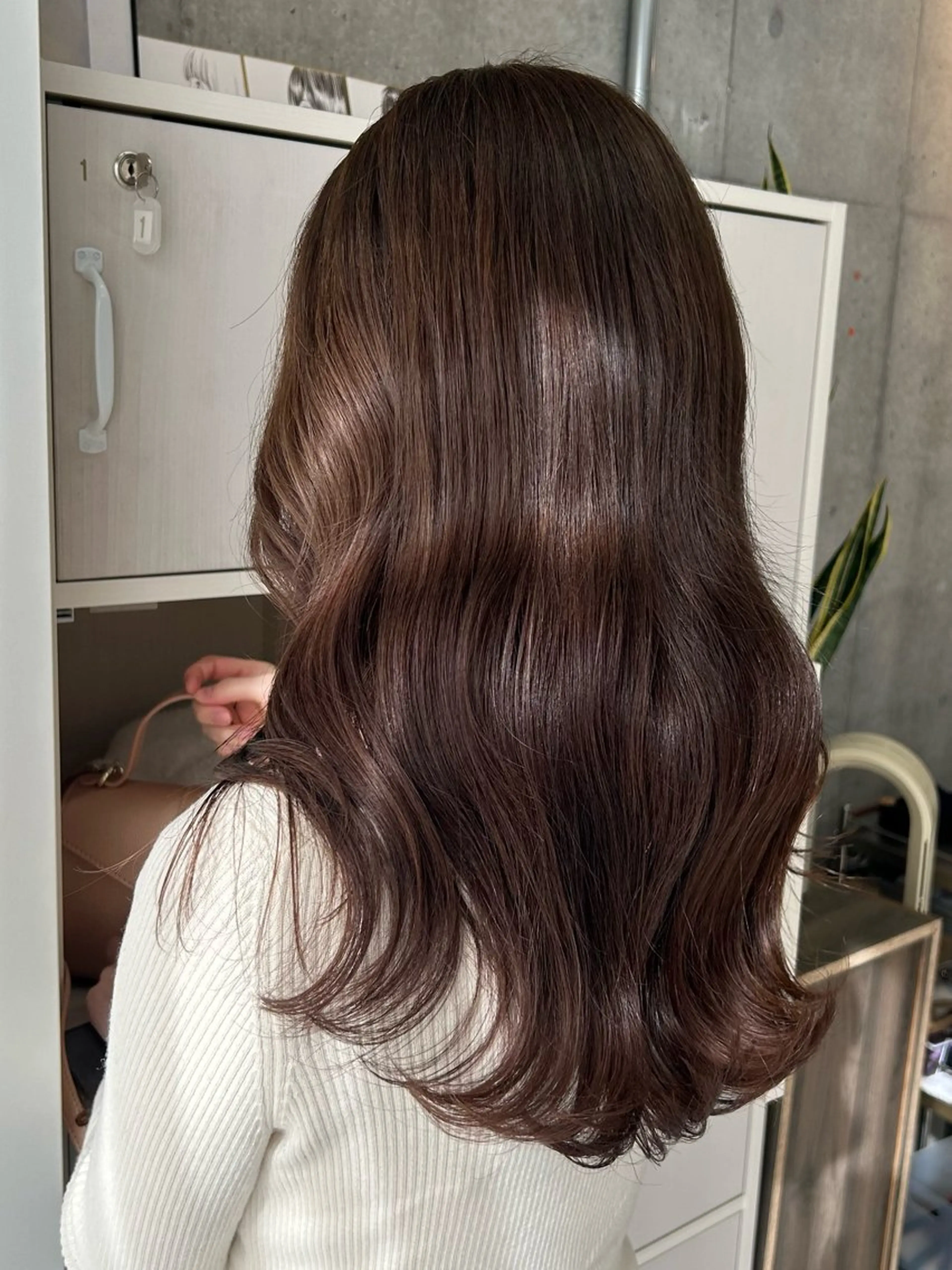 ロング ヘアカラー トリートメント LOE Yuuka/42🩵のヘアスタイル
