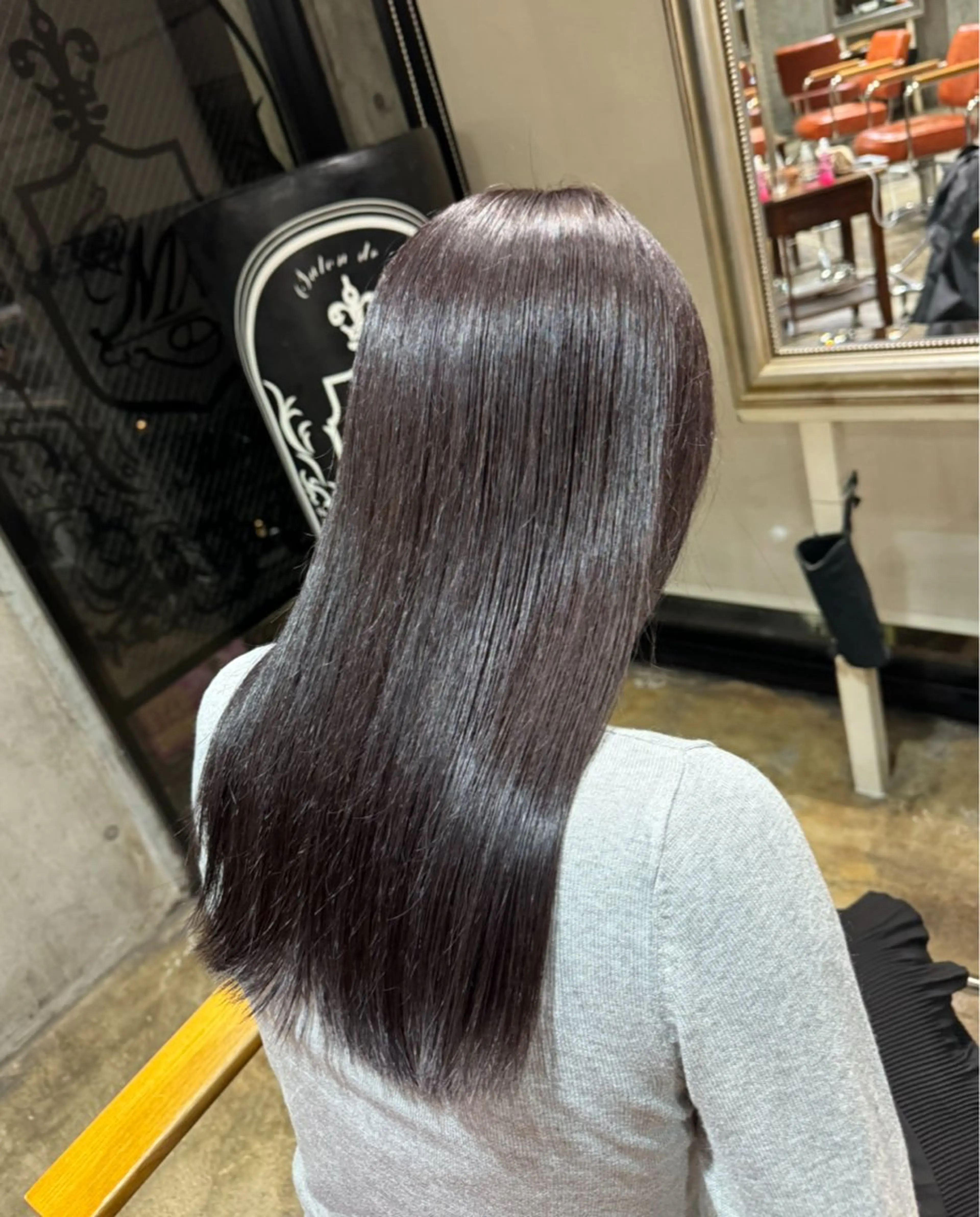 ロング ヘアカラー トリートメント 艶カラー/髪質改善 🩶Yukiのヘアスタイル