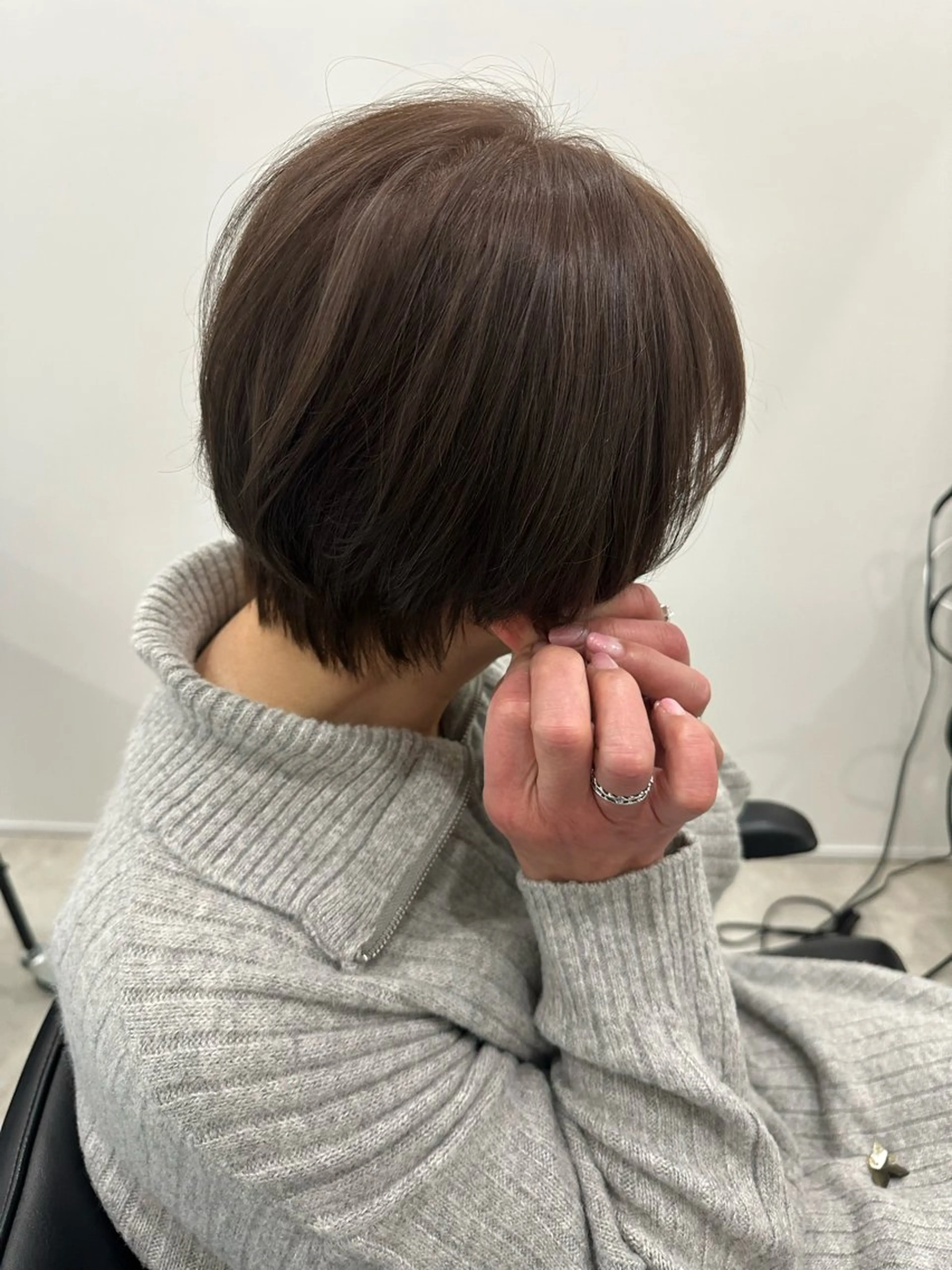 ショート カラー レイヤー/ナチュラル 💐nao.のヘアスタイル