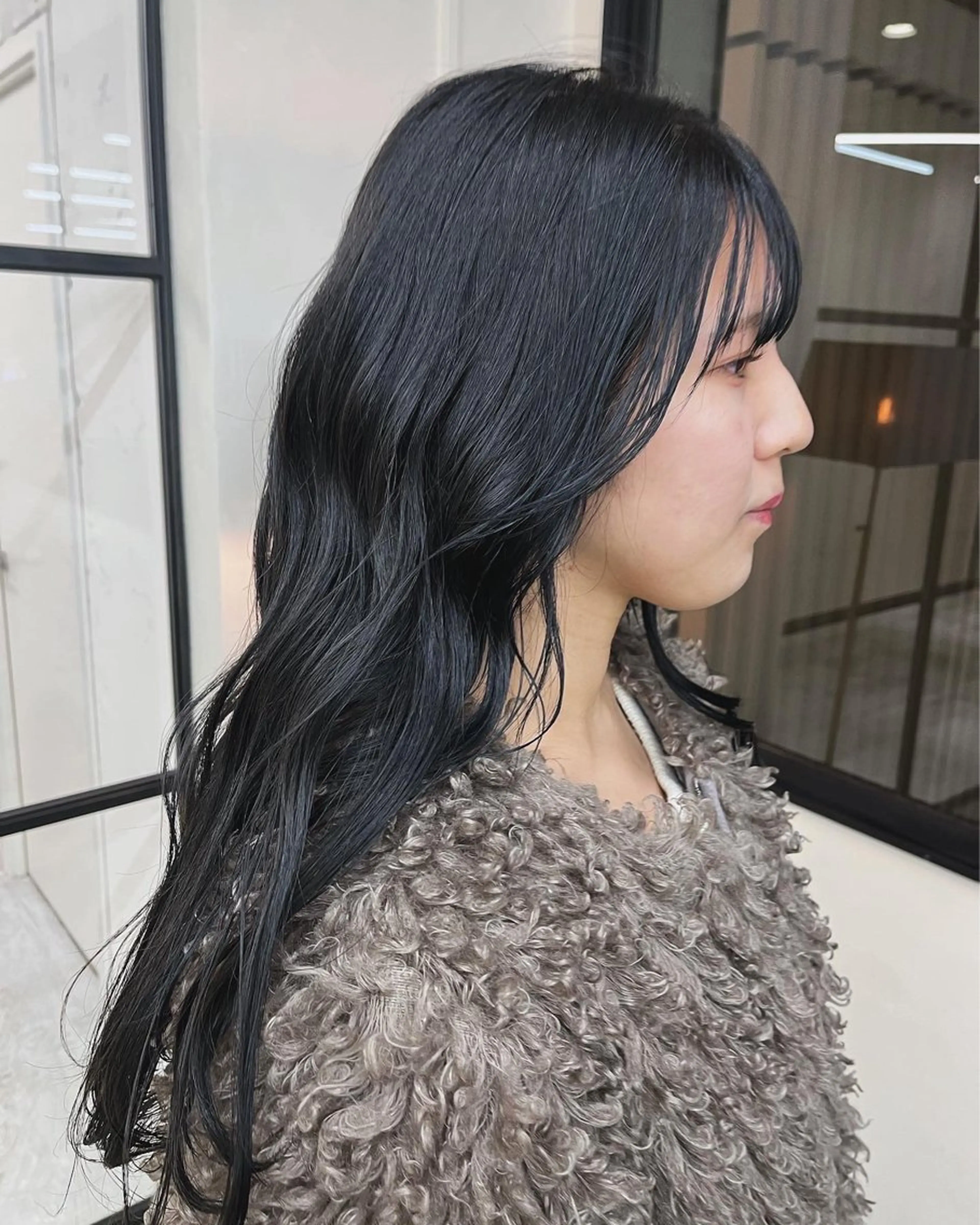 ロング カラー 透明感カラー 大塚 柊那のヘアスタイル