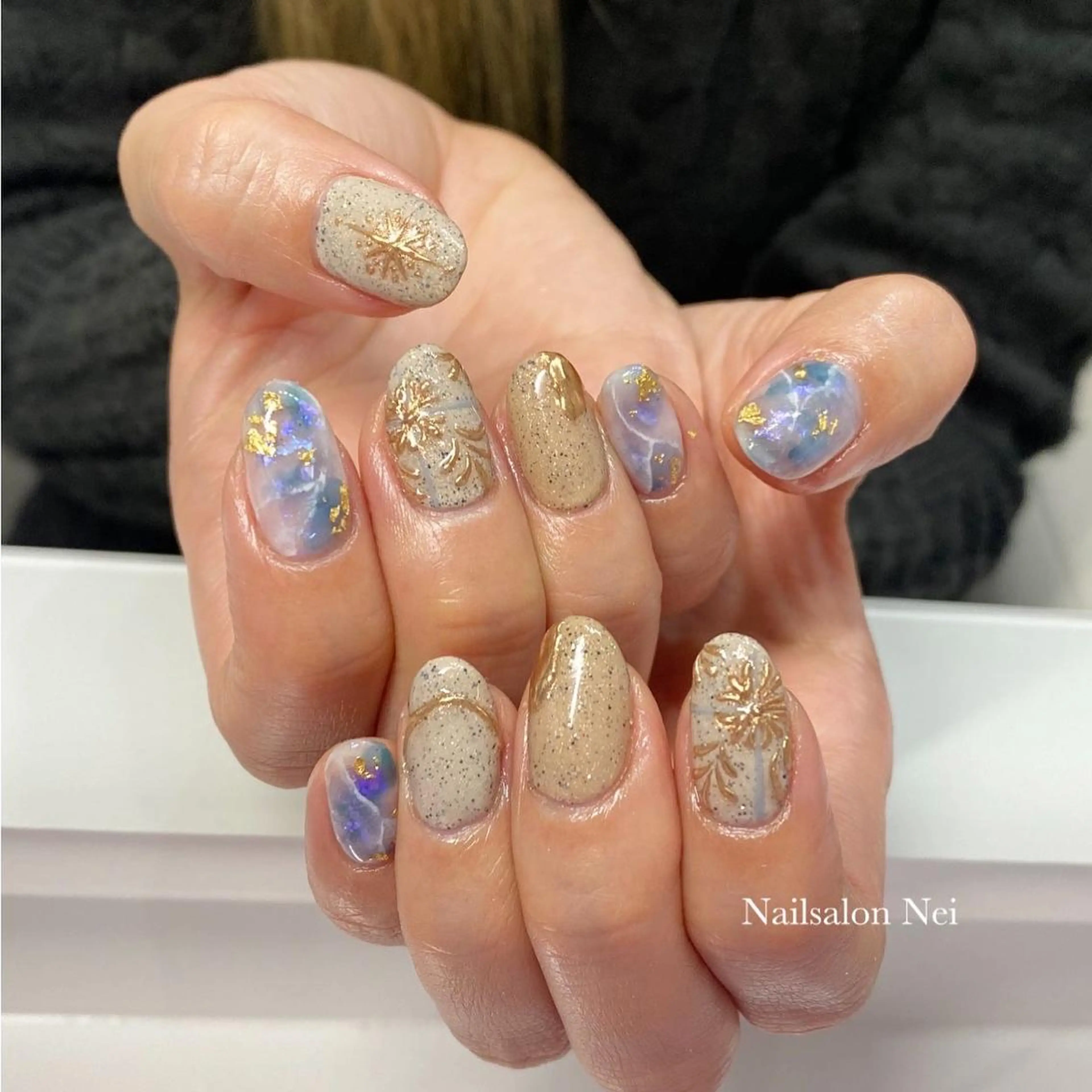 ミディアム Nailsalon Ｒ《喜多見3分》のネイルデザイン