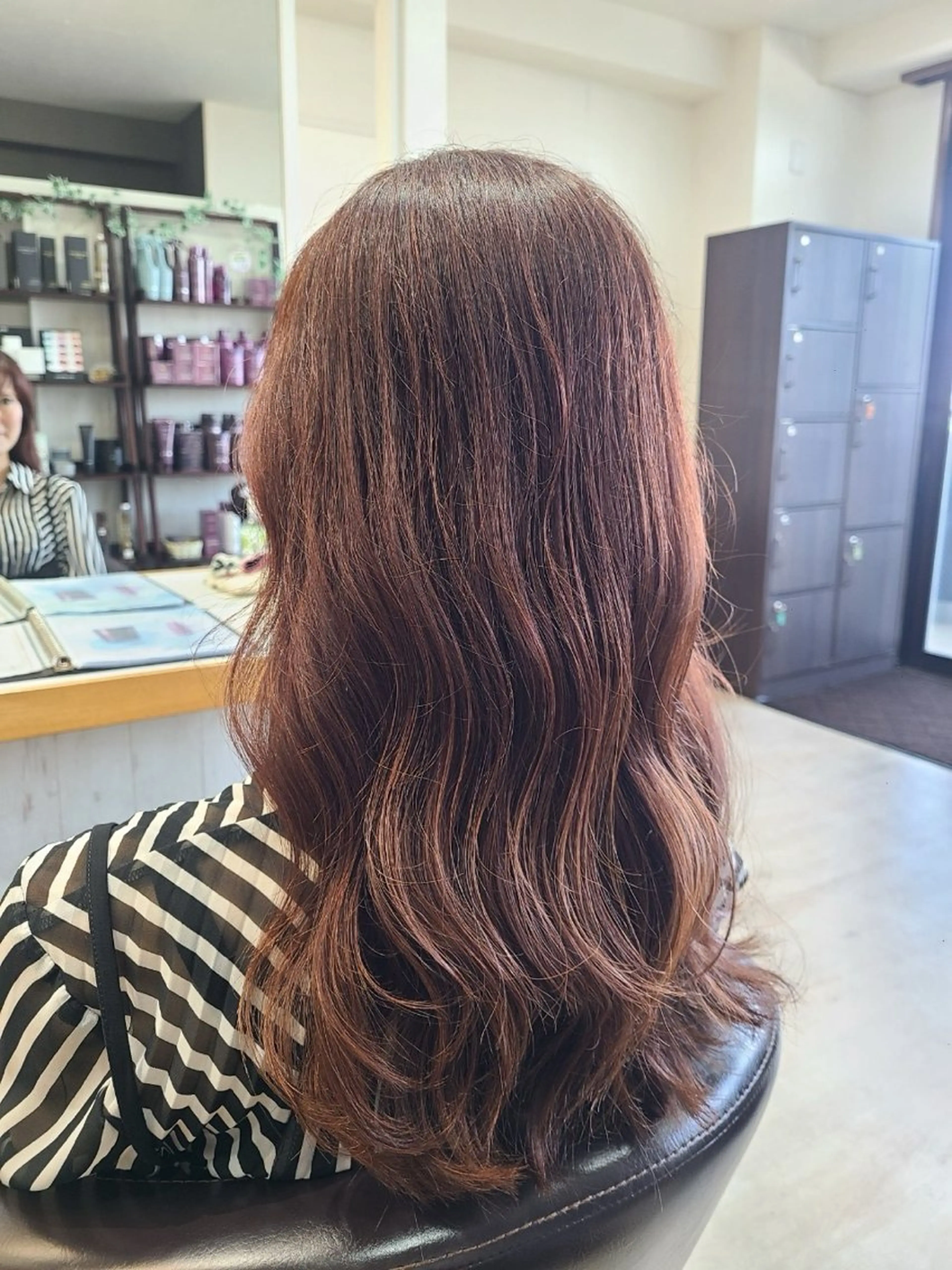 ロング カラー ヘアアレンジ ハッシュカット/ ミルクティー/ みうのヘアスタイル