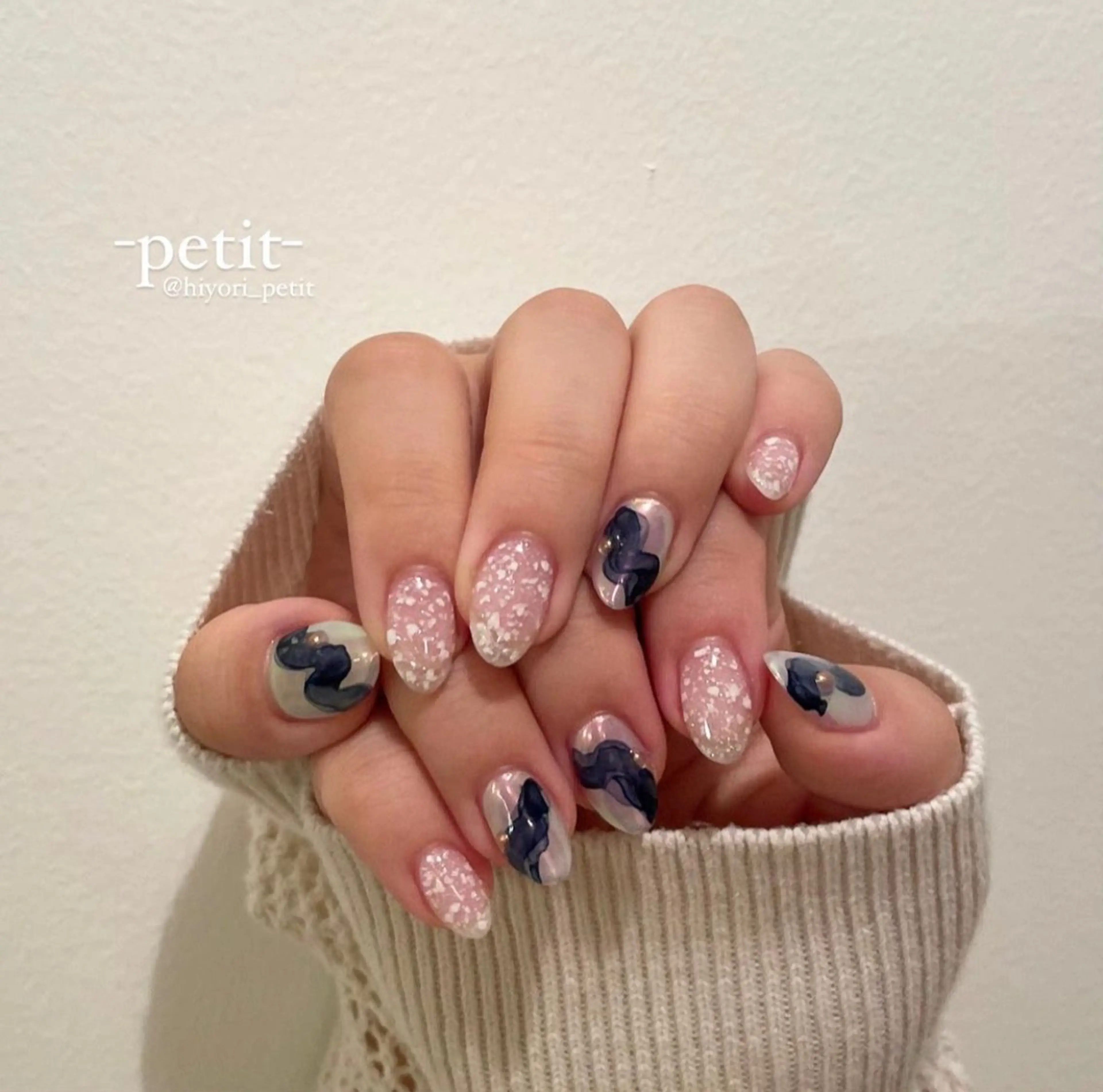 ネイル ニュアンスネイル ハンドネイル pétit hiyoriのネイルデザイン