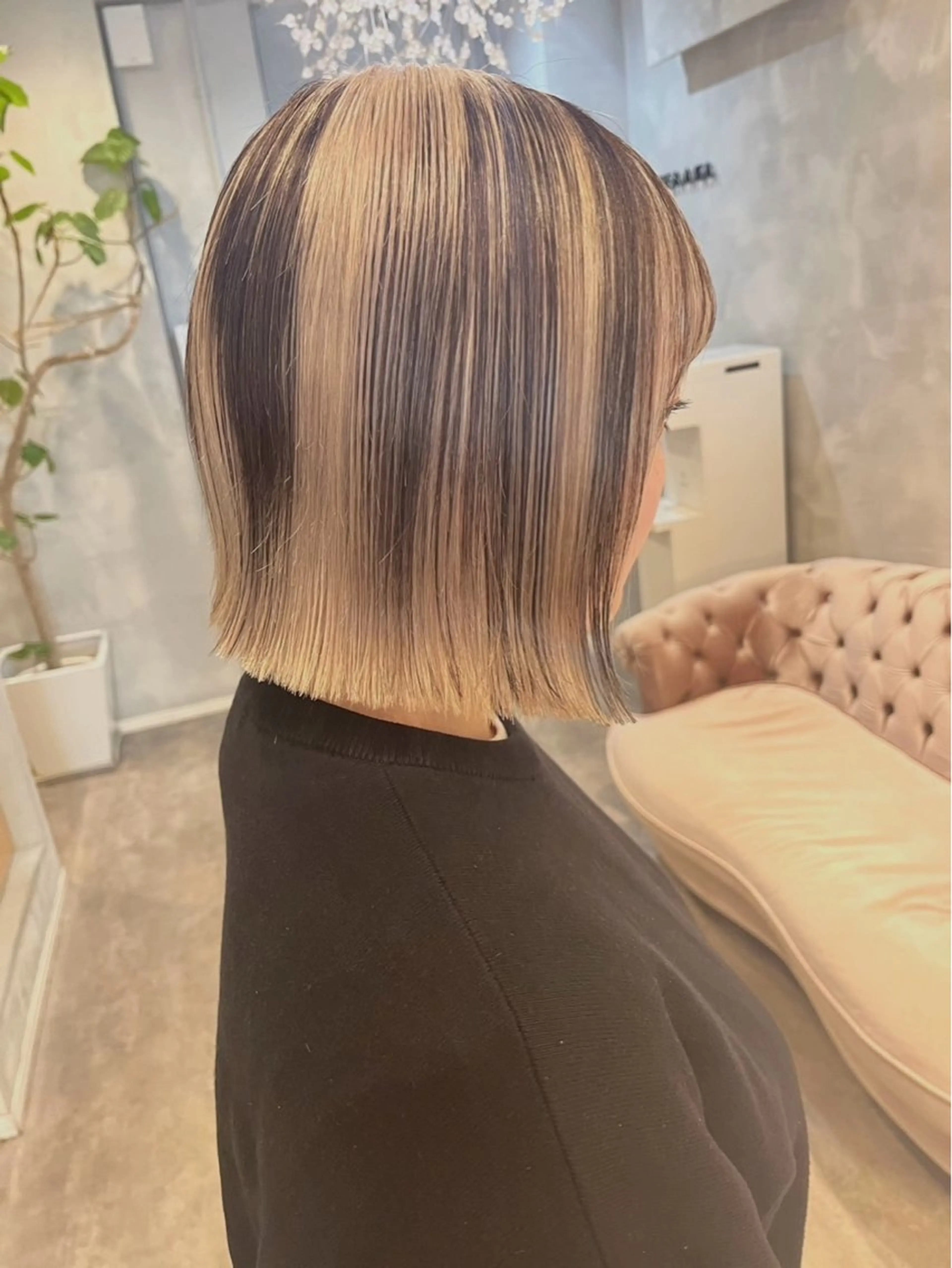 ショート カラー ヘアカラー 佐伯 美麗のヘアスタイル
