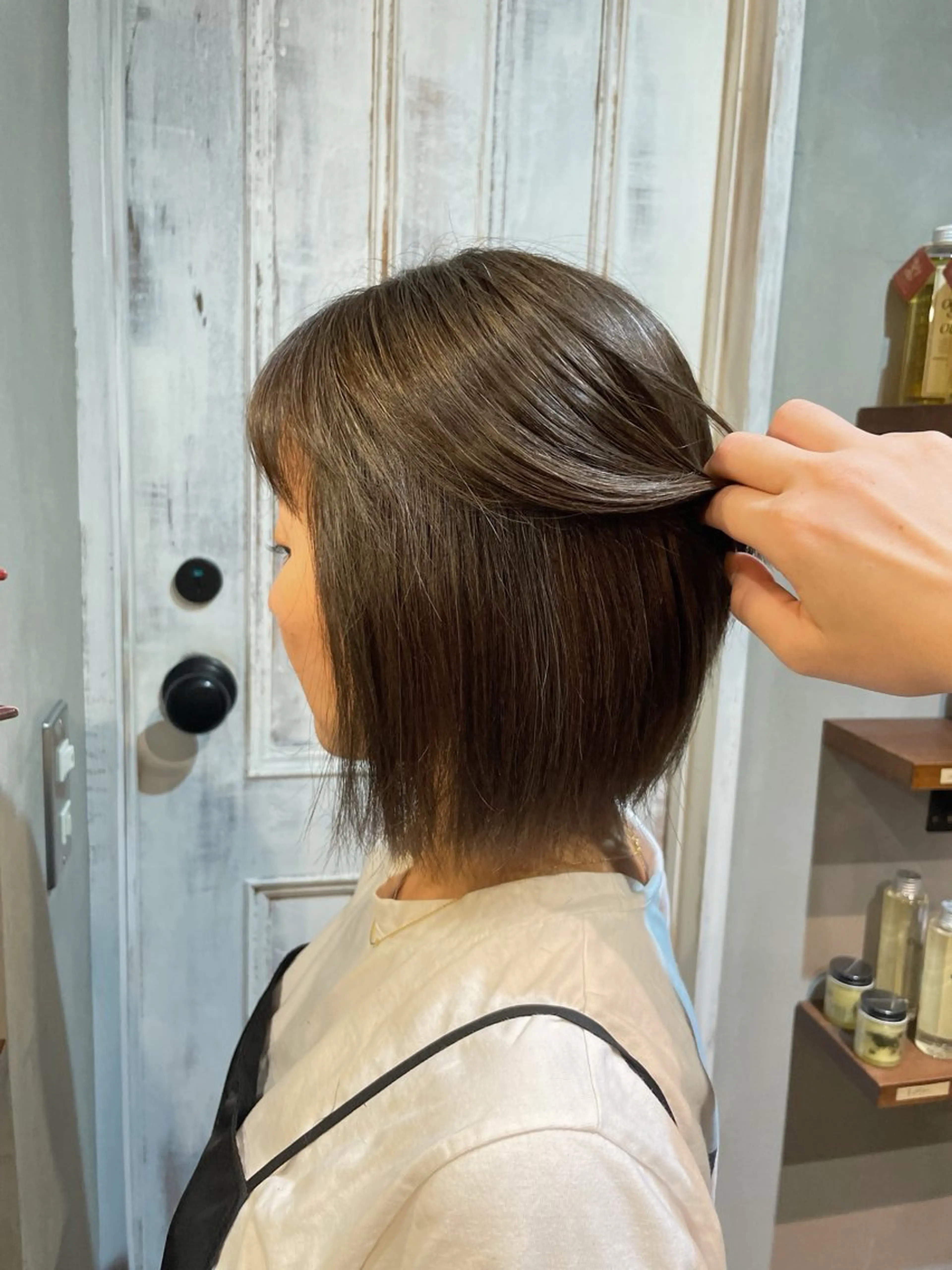 ショート カラー ハイライトカラー ハイライト ヘアカラー saya 🌟 レイヤー/ツヤ髪のヘアスタイル