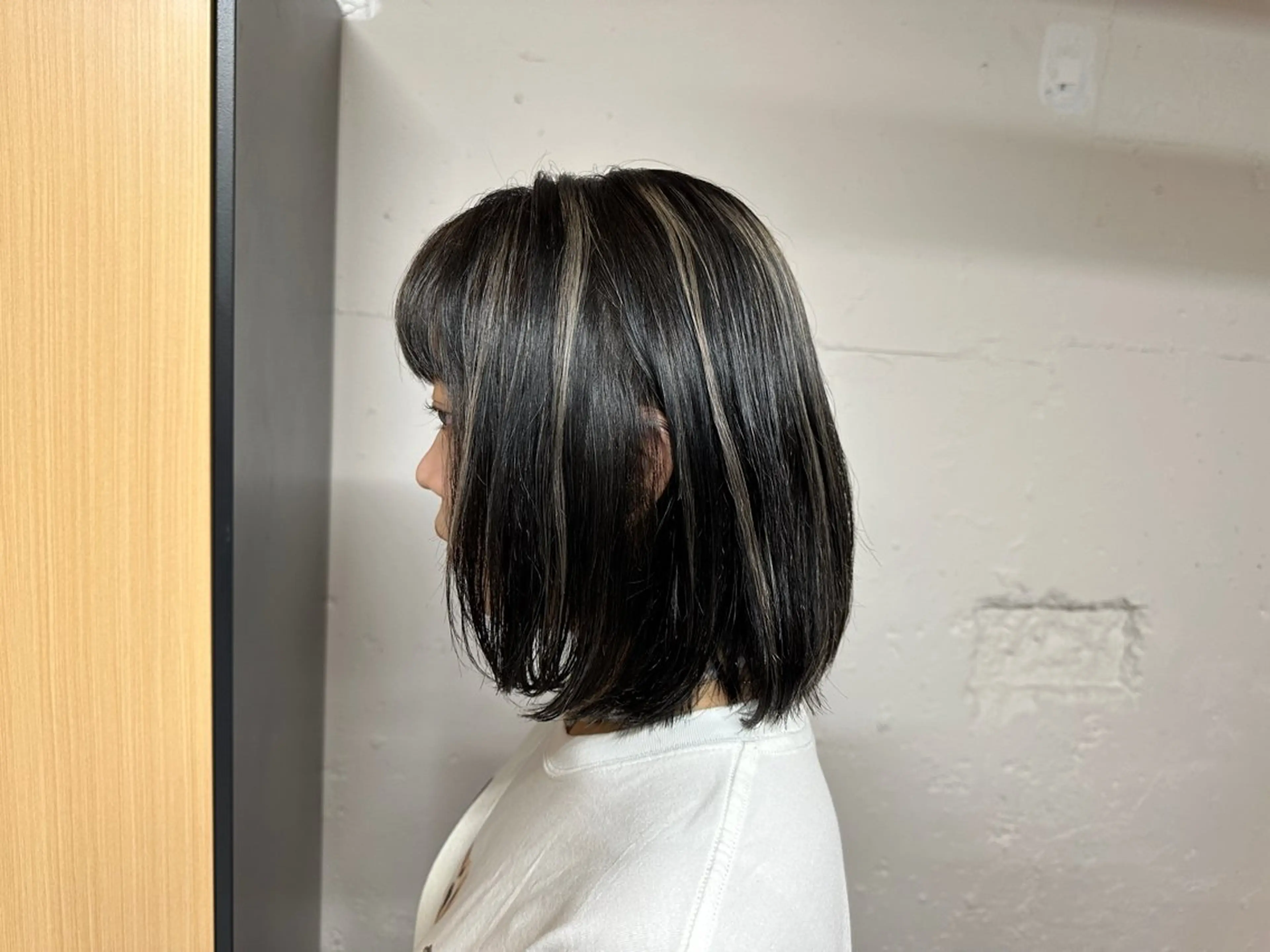 ミディアム ハイライト ヘアカラー トリートメント ハイライト/ ブリーチ😈小倉😈のヘアスタイル