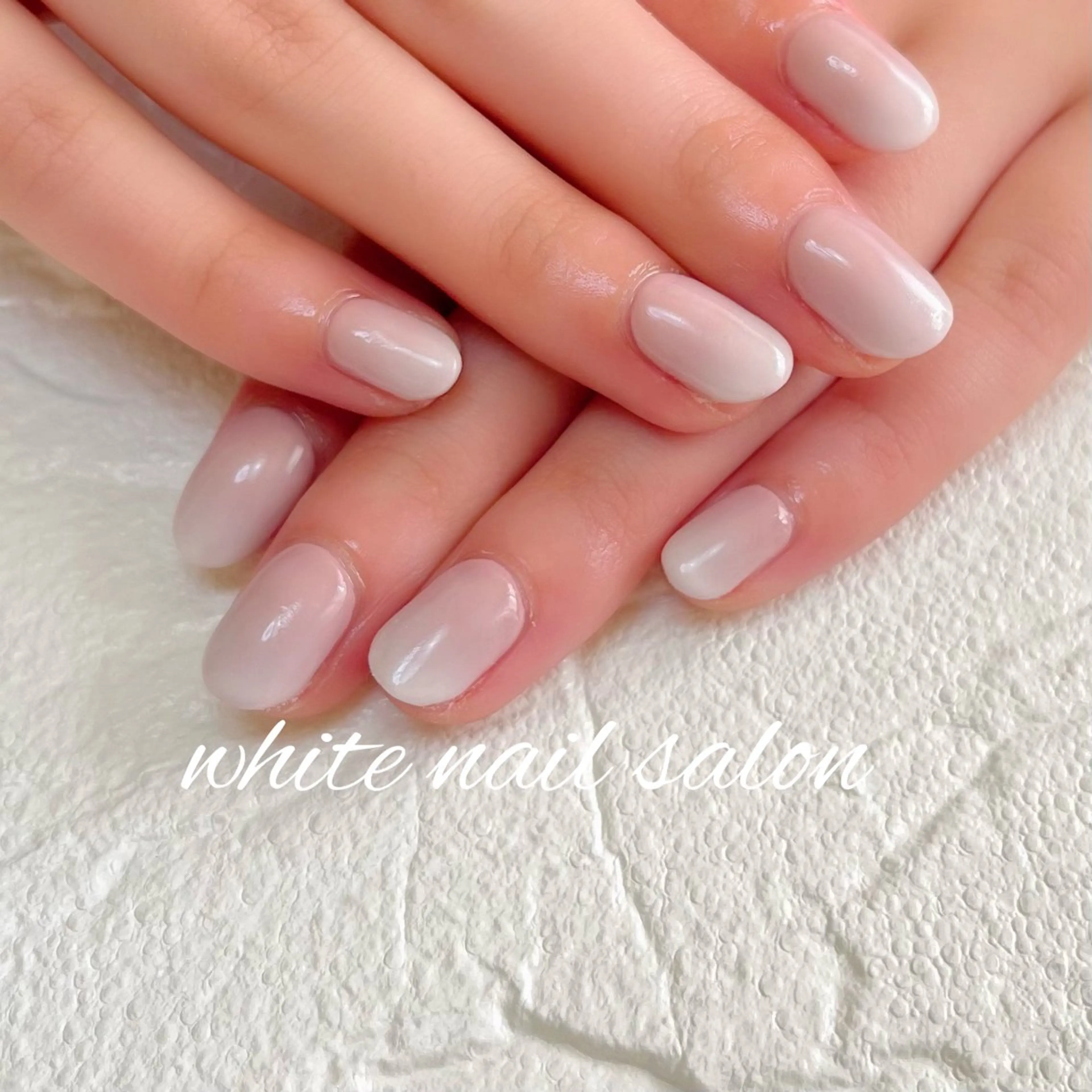 ネイル ラメ(グリッター) 持ち込み ハンドネイル white nail salonのネイルデザイン