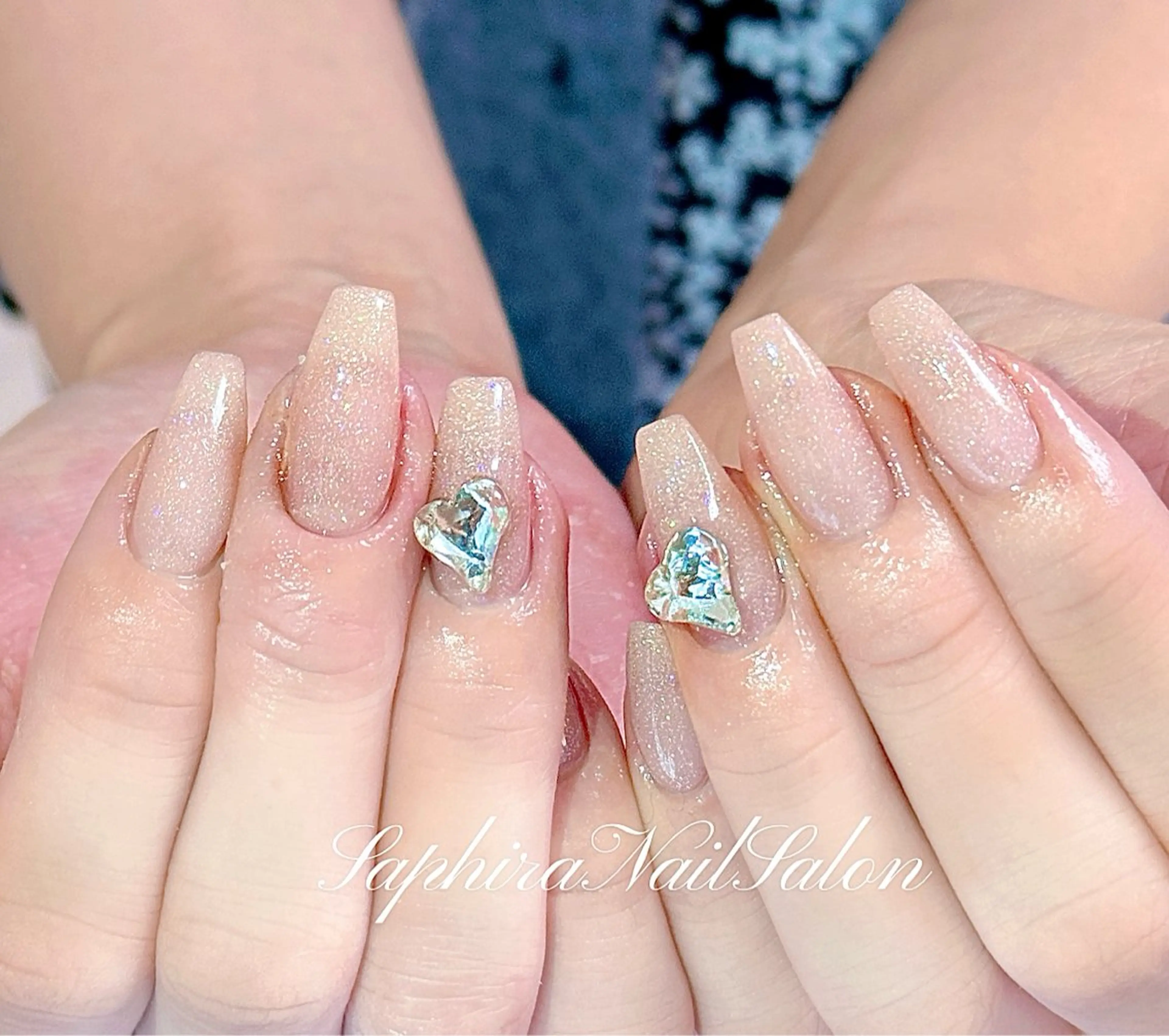 カラー ハンドネイル Saphiraネイル サロン錦糸町のネイルデザイン