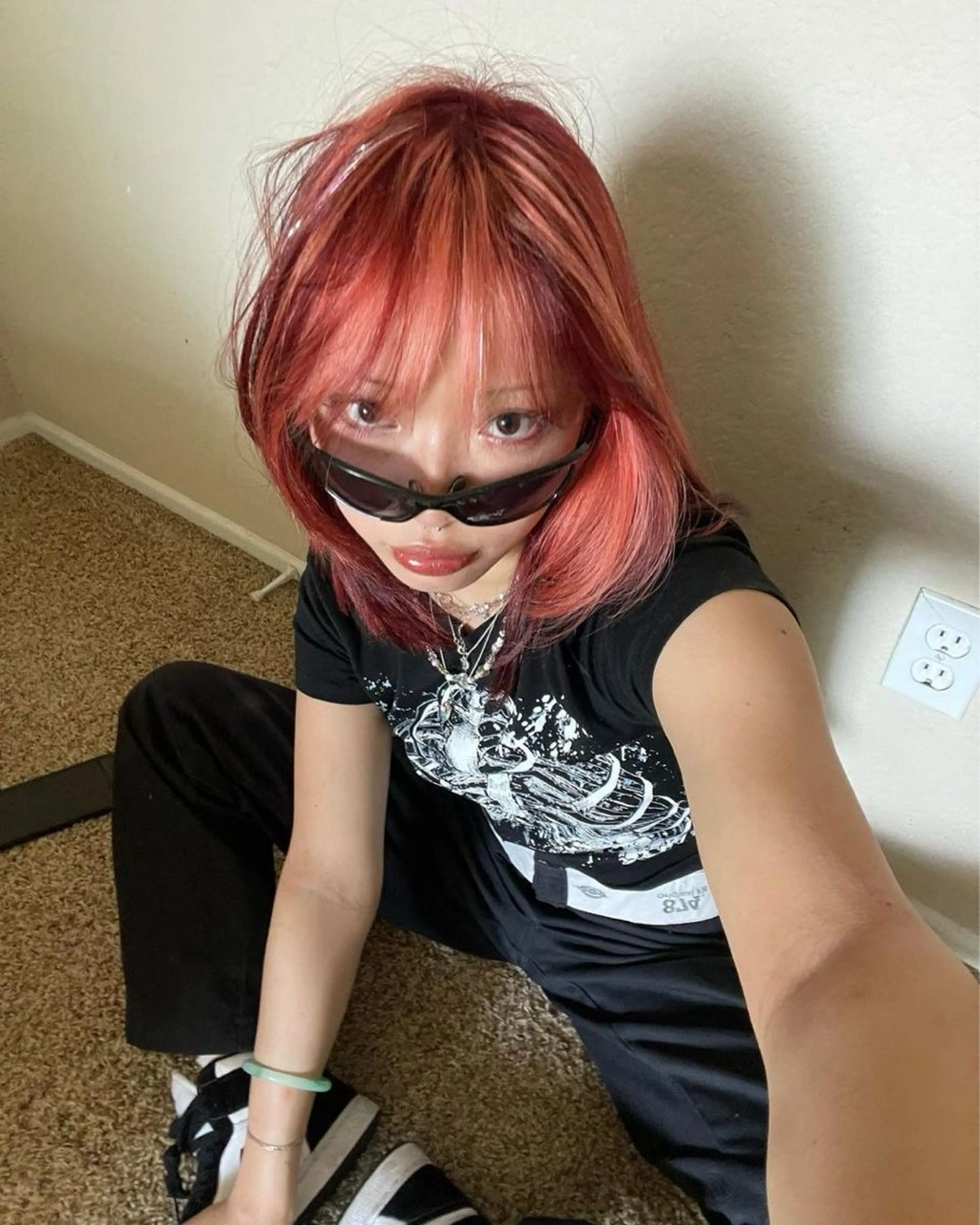 カラー ヘアカラー デザイン/ハッシュ レイヤー/senaのヘアスタイル