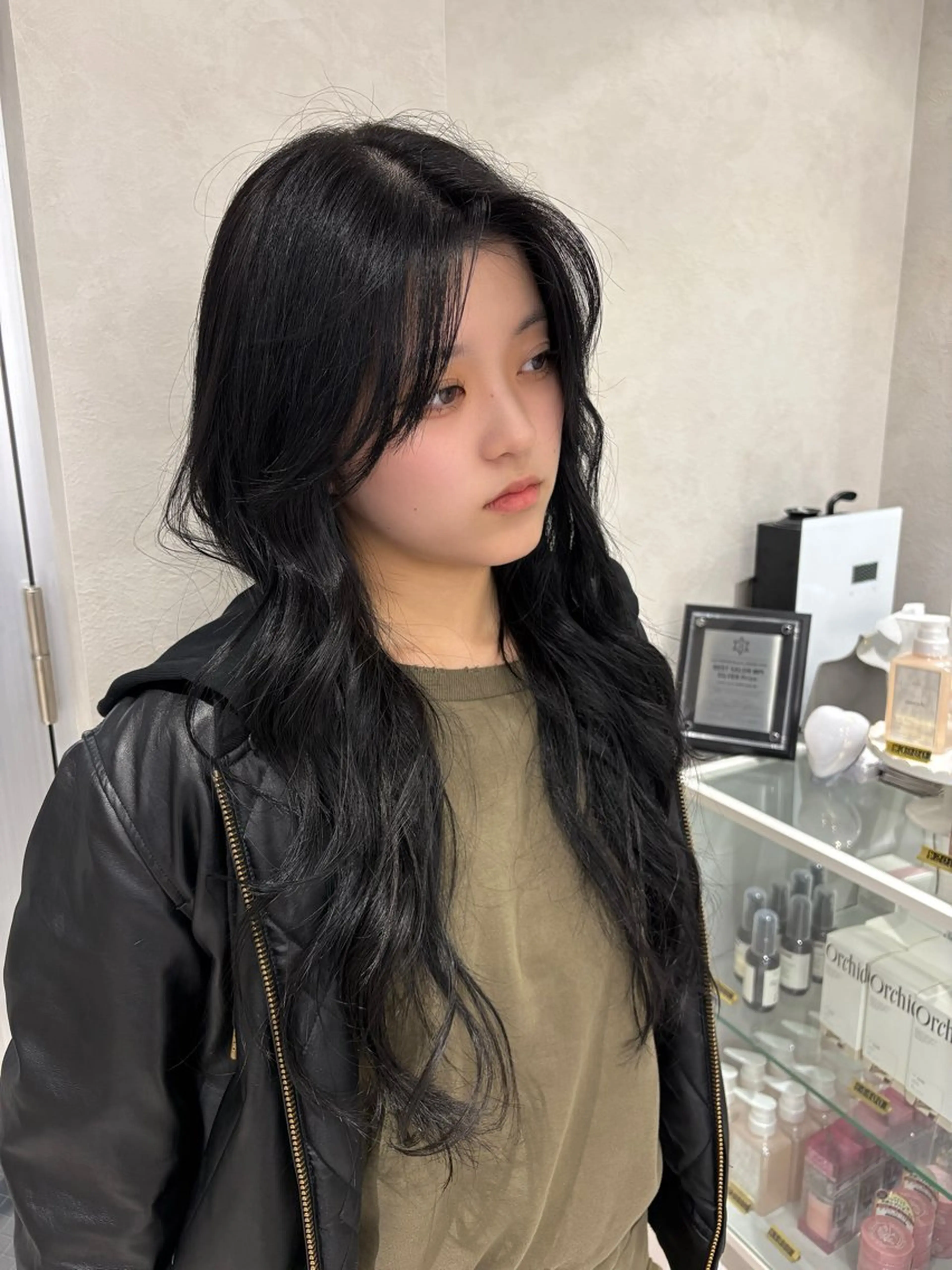 ロング ハッシュカット ハイレイヤー 韓国風ヘア レイヤーカット Yuta✂︎ 韓国レイヤー🪽のヘアスタイル