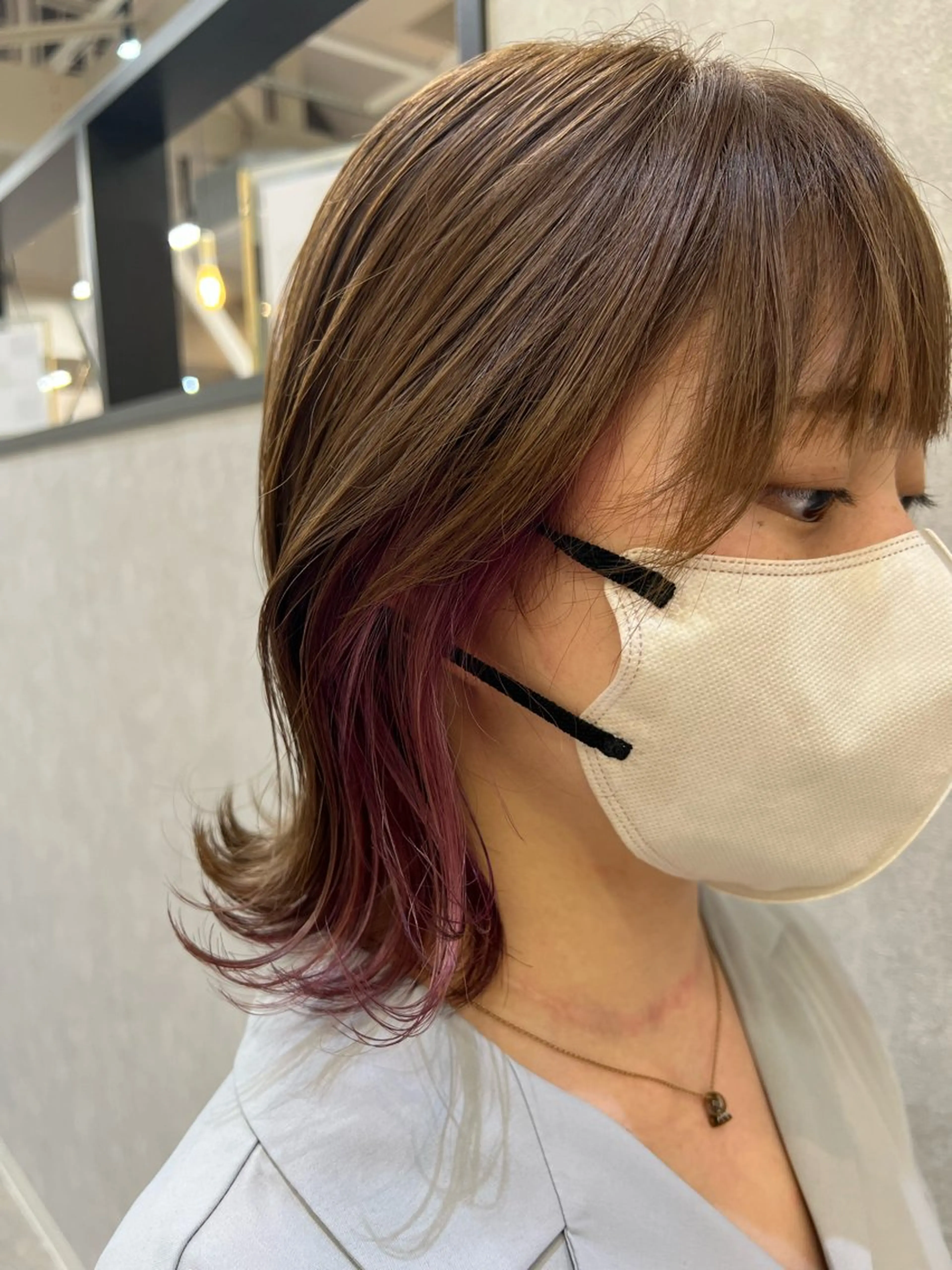 ショート カラー インナーカラー ラブズラフズ下上津役店所属・小野 優太のヘアスタイル