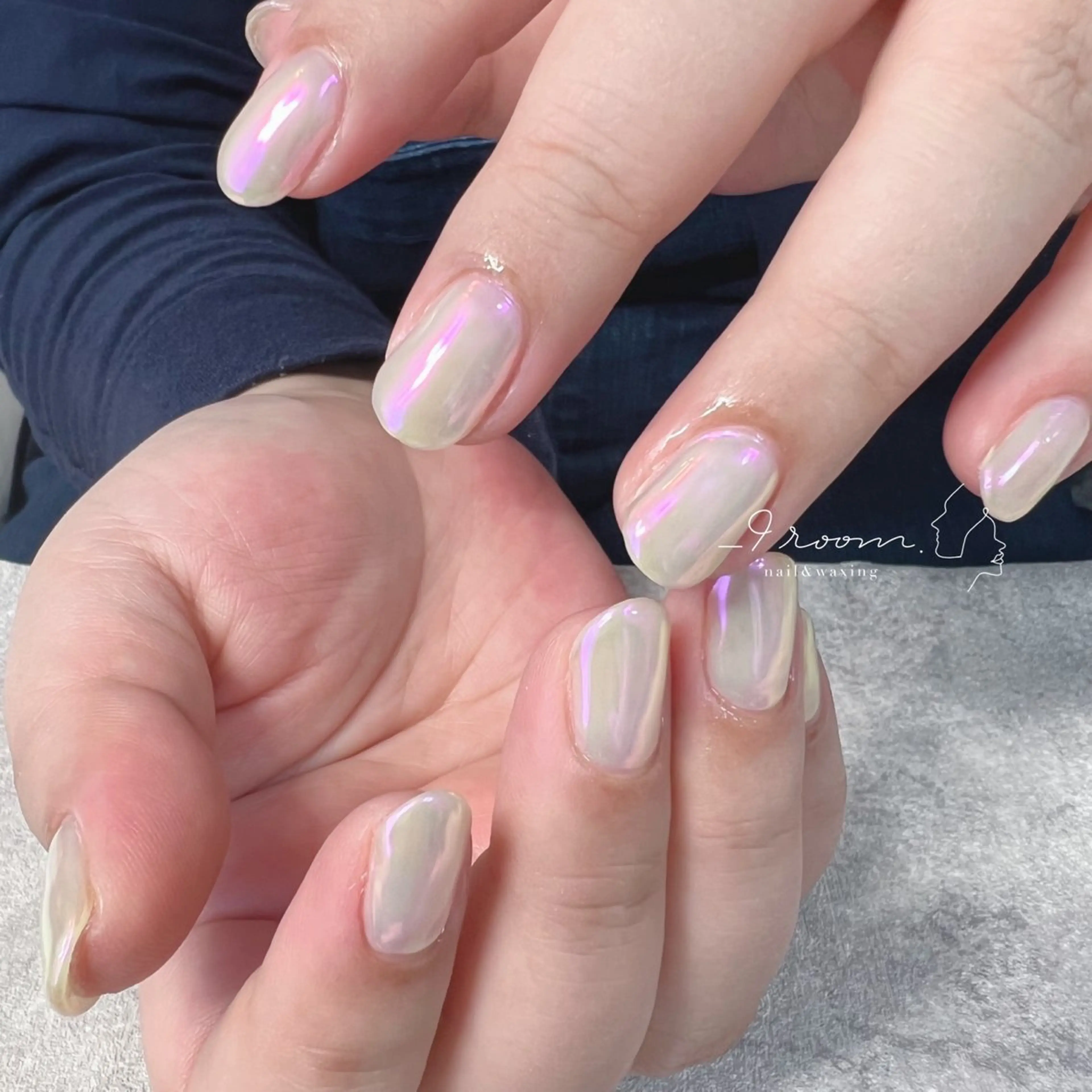 ネイル 氷ネイル・うるうるネイル キラキラネイル ミラーネイル オフィスネイル ワンカラーネイル _9 room. Yoshimiのネイルデザイン