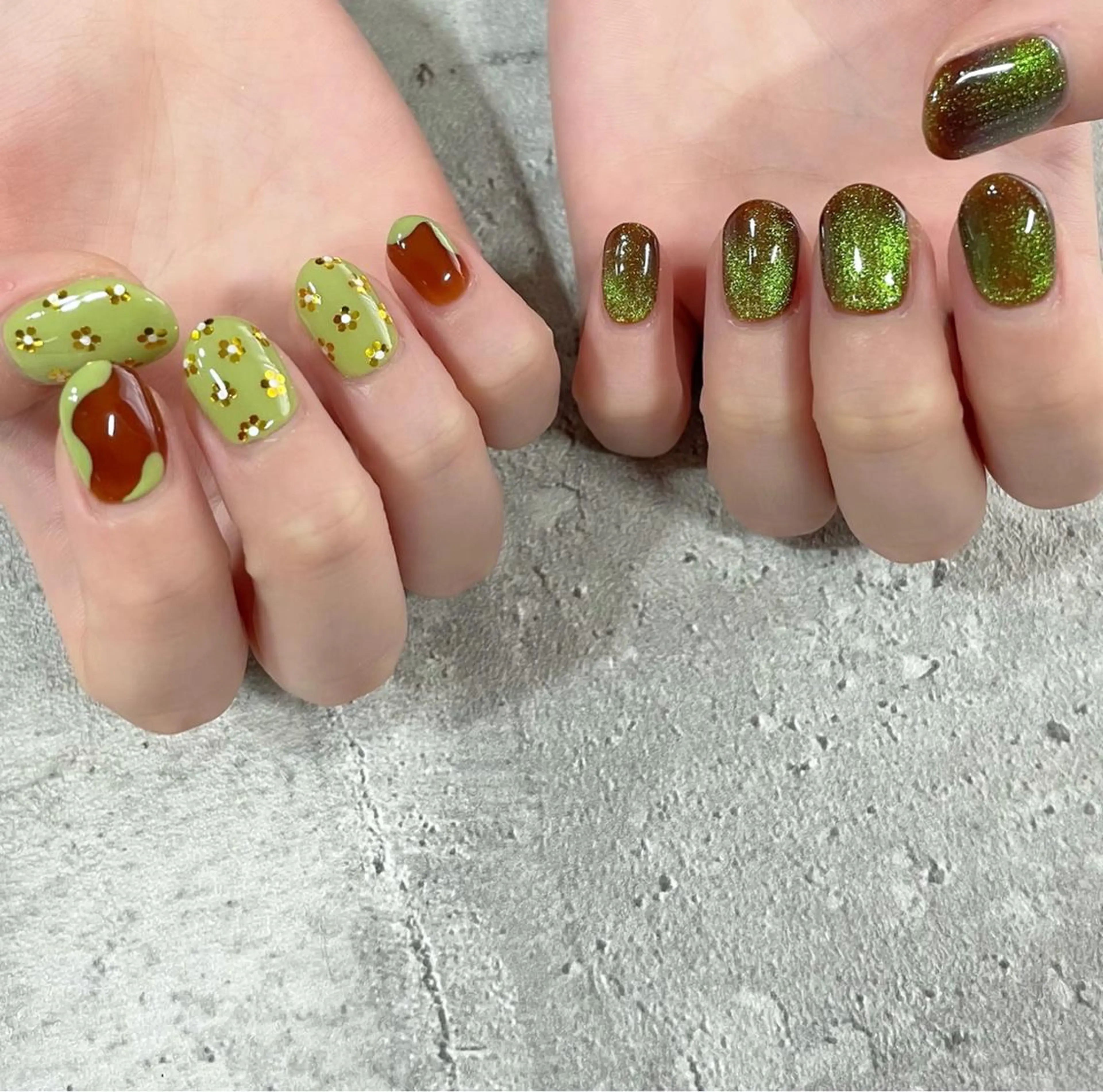 ネイル ジェルネイル 東 千夏のネイルデザイン