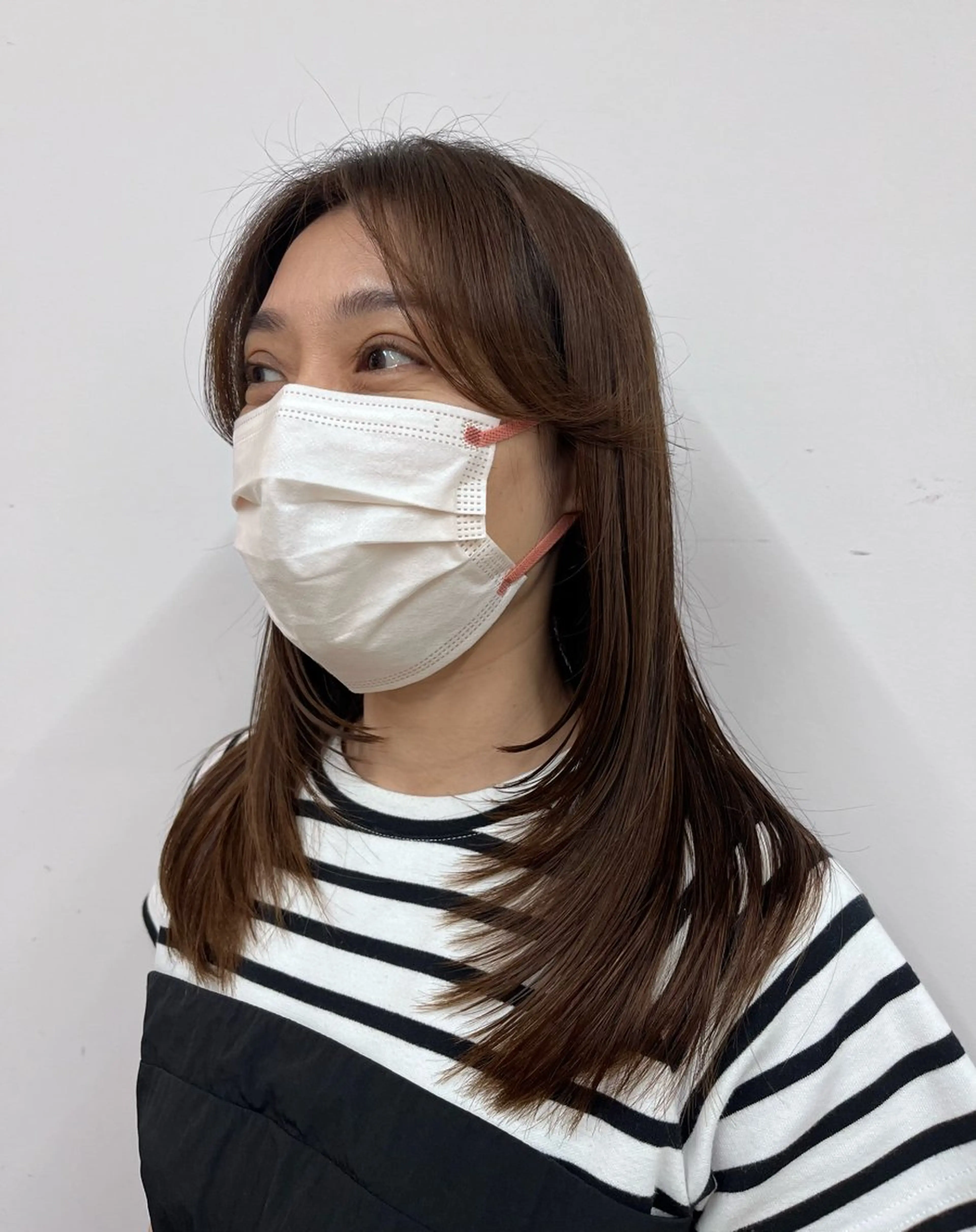 セミロング レイヤーカット 田尾 凌雅のヘアスタイル