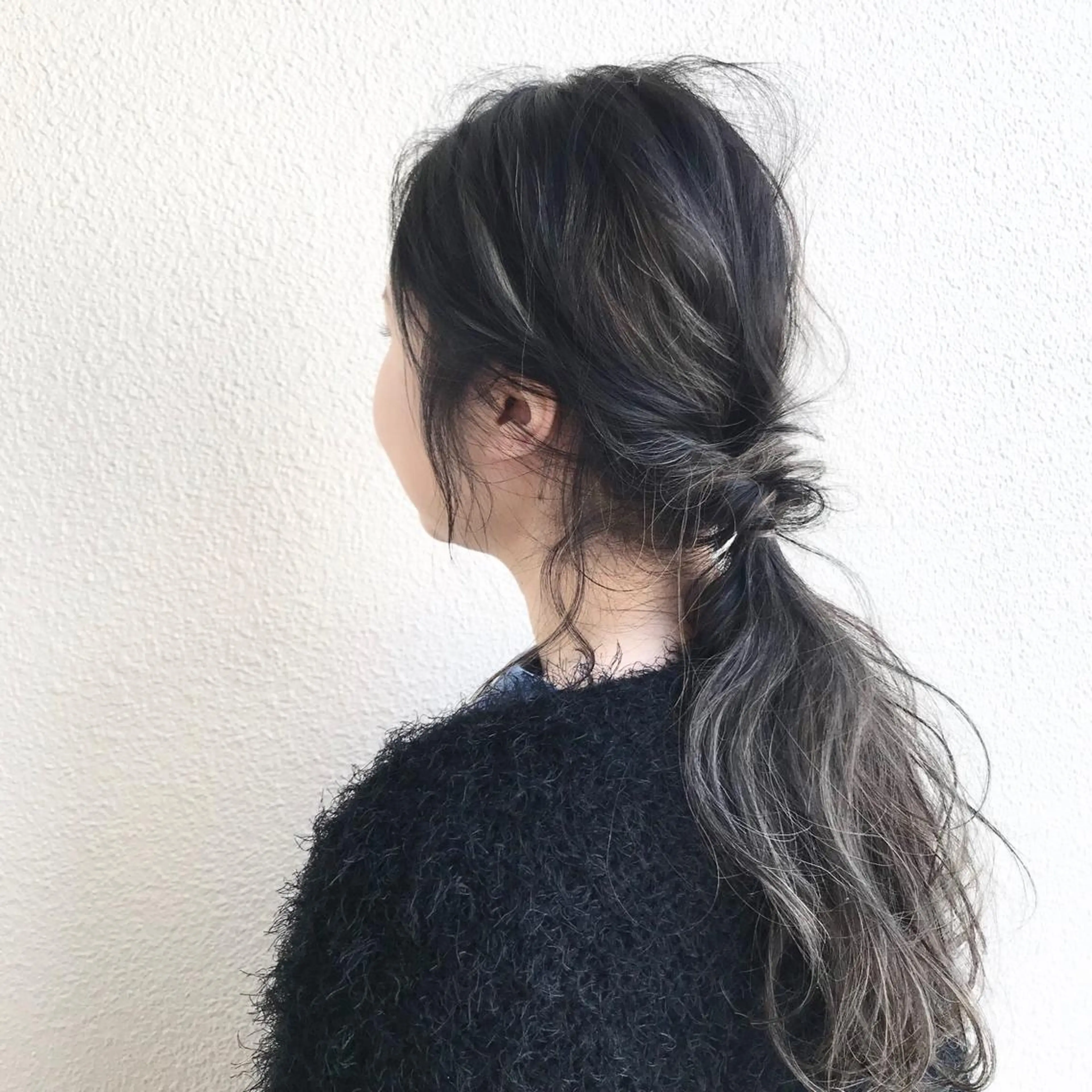 セミロング カラー ブリーチなし透け感/ マンツーマン/Ryoのヘアスタイル