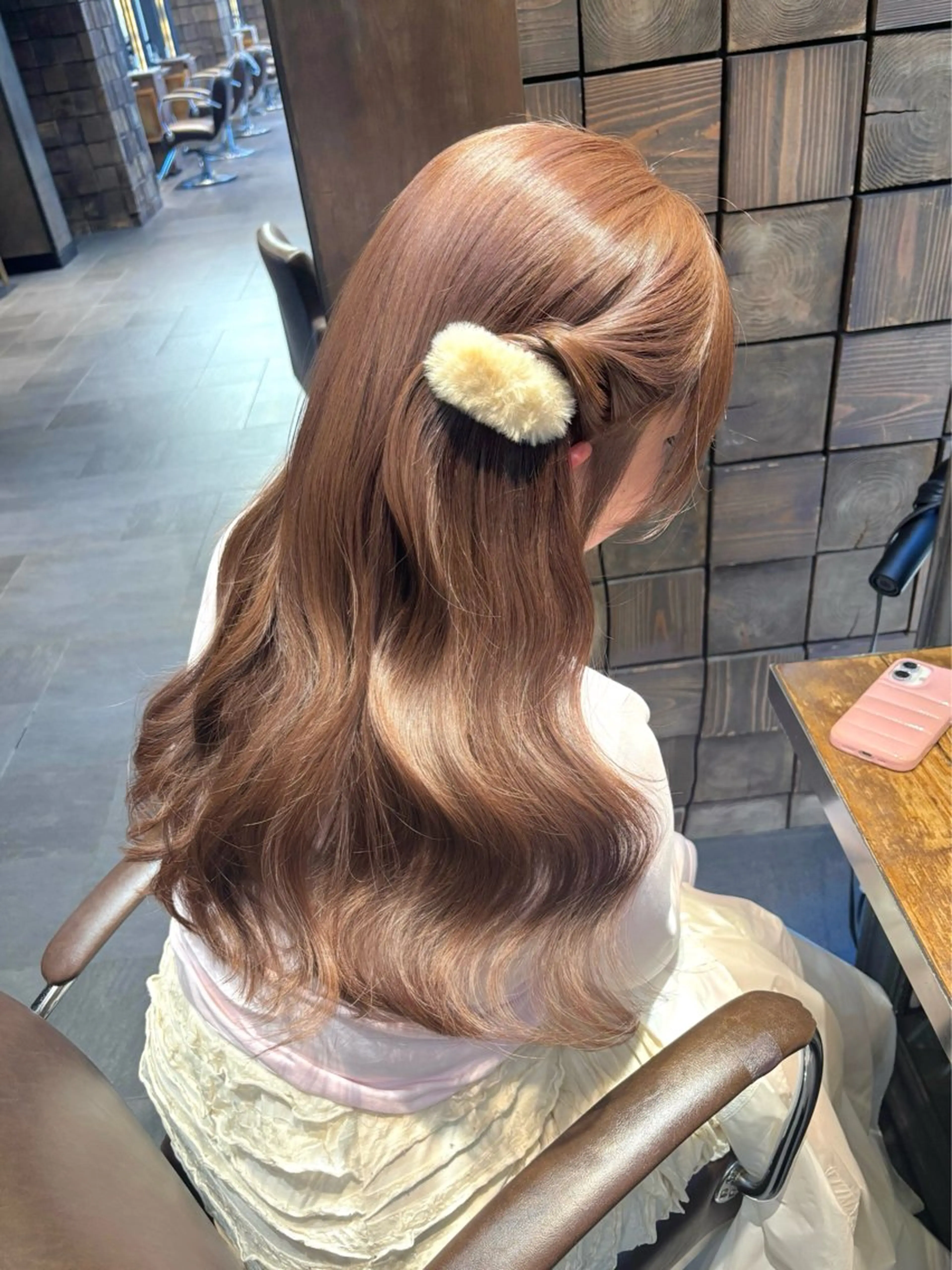 ロング カット ヘアカラー トリートメント MINXginza タイラミユネのヘアスタイル