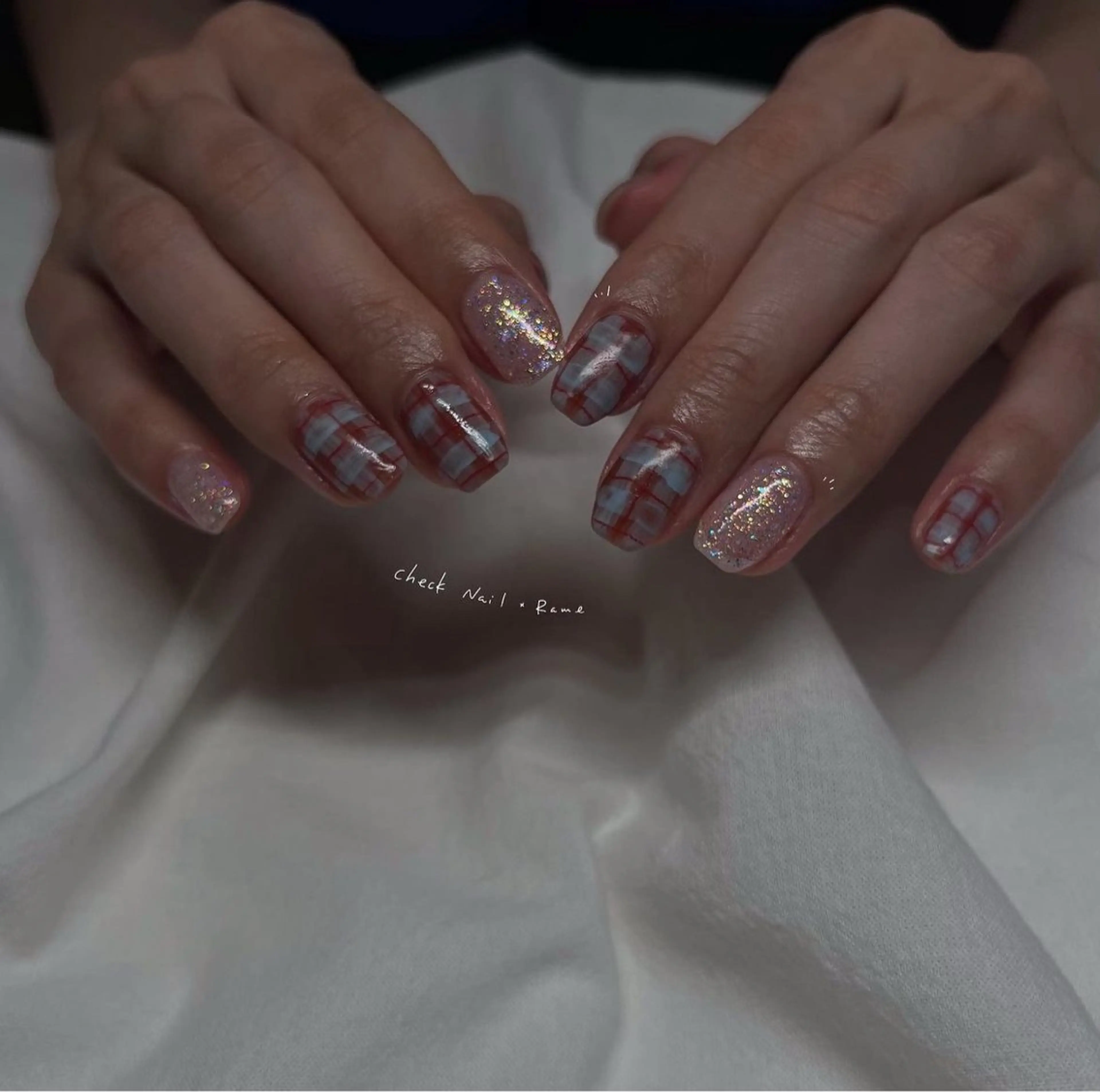 ネイル ニュアンスネイル 冬ネイル ハンドネイル &. momoのネイルデザイン