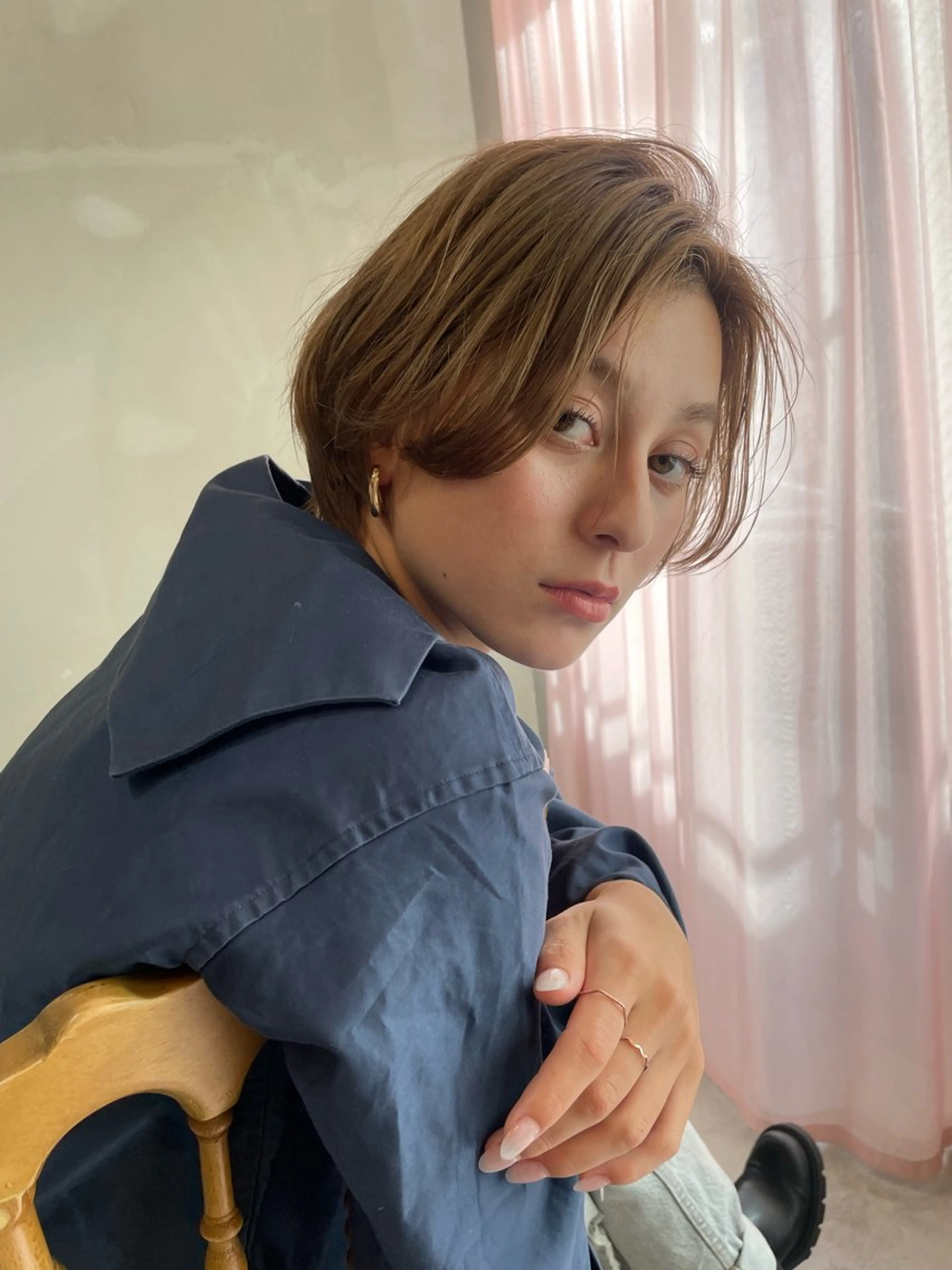 ショート カラー ショート/ボブ/ 心斎橋/宮脇美奈のヘアスタイル