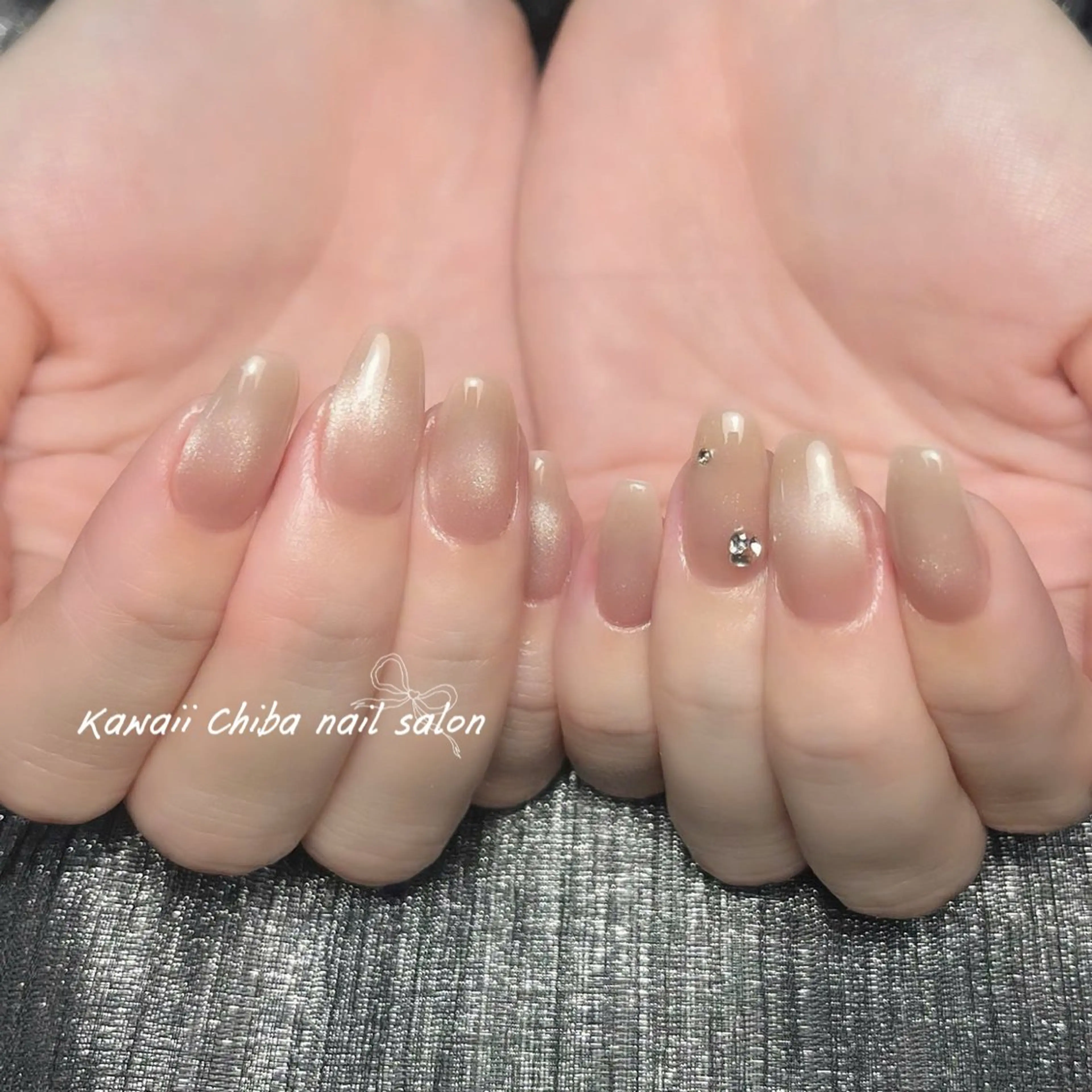 ネイル フレンチネイル ジェルネイル ガーリー キラキラネイル 韓国ネイル ハンドネイル ハンドケア Kawaii Chiba nailのネイルデザイン