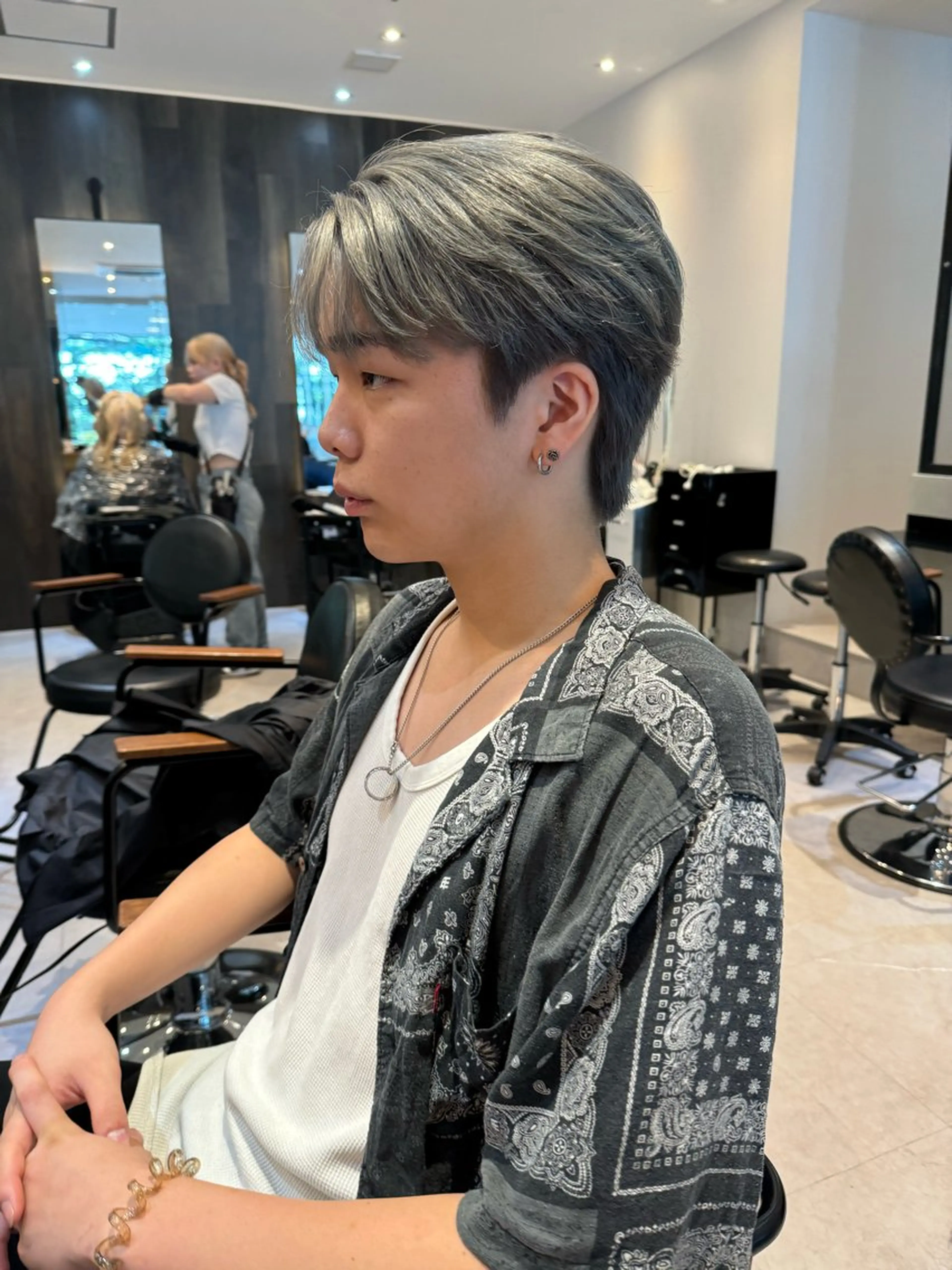 メンズ メンズ韓国風 縮毛矯正/カット/ 韓国ヘア/蛯原🍤のヘアスタイル