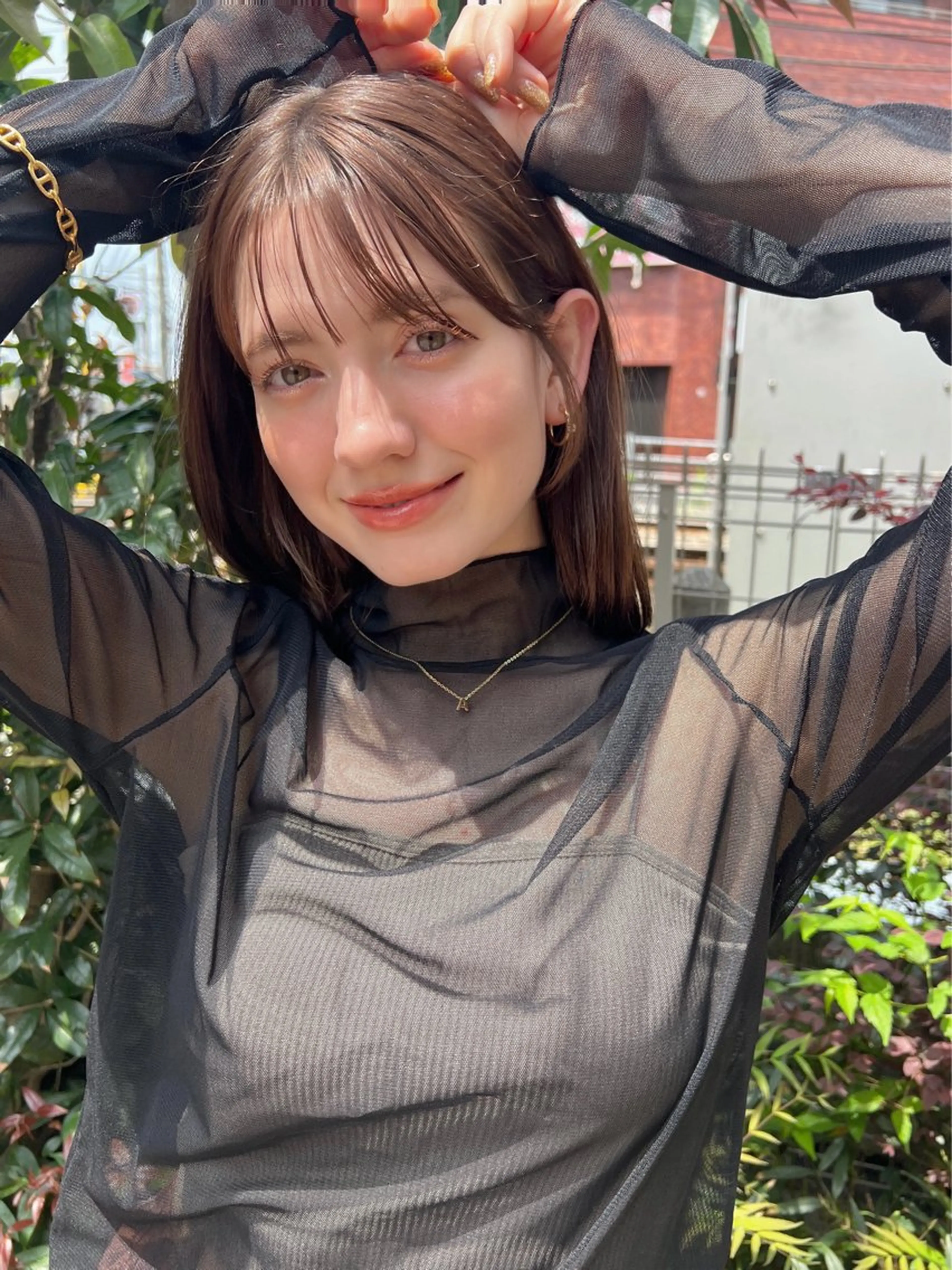 ミディアム 菅原リキヤ くびれレイヤーヘアのヘアスタイル