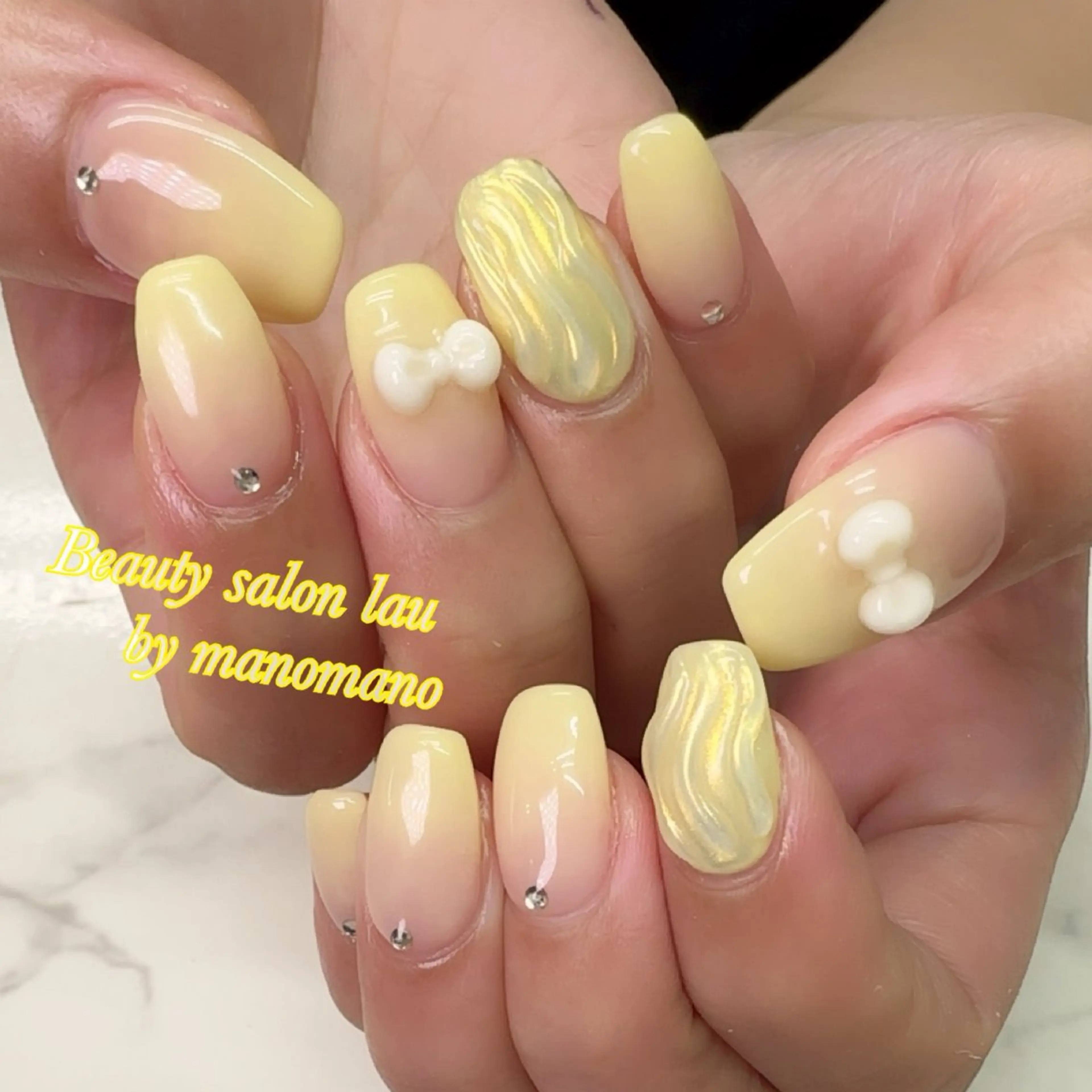 ネイル ハンドネイル ラウバイマノマノ なかざとのネイルデザイン