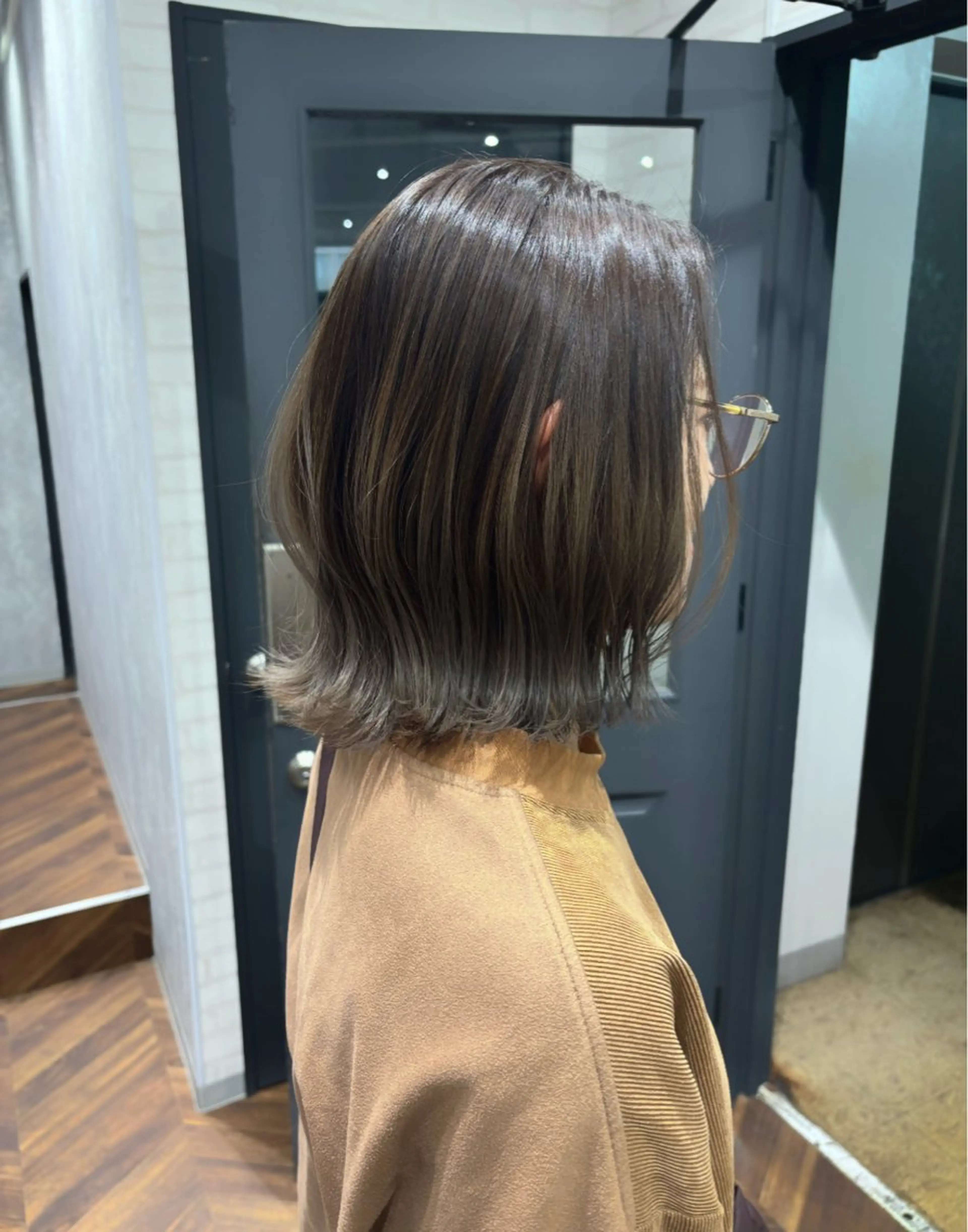 ミディアム カラー ヘアアレンジ グラデーションカラー kei/透明感カラー /ベージュ/インナーのヘアスタイル