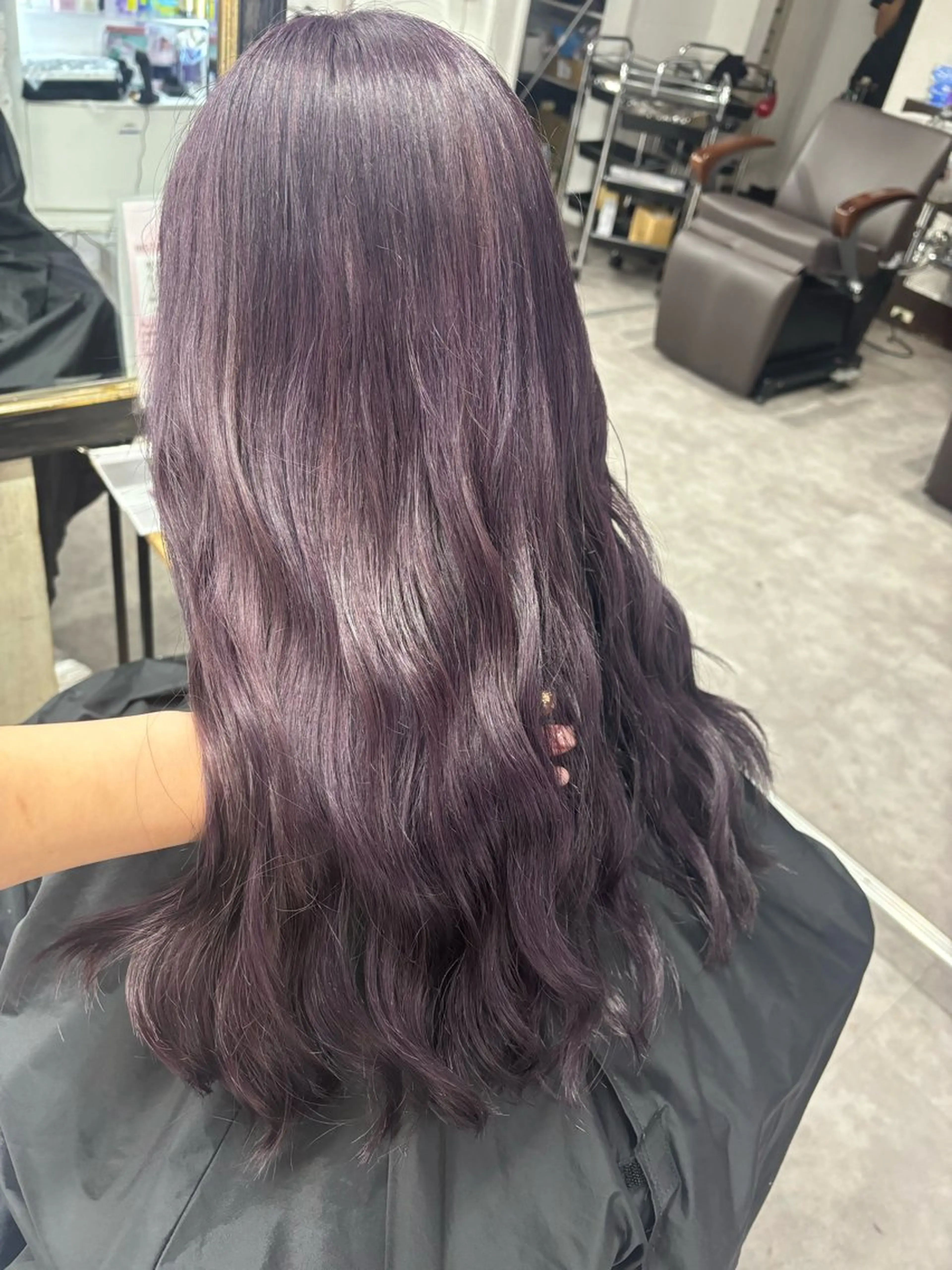 ロング カラー ハイトーン/ダブル カラー/akihoのヘアスタイル