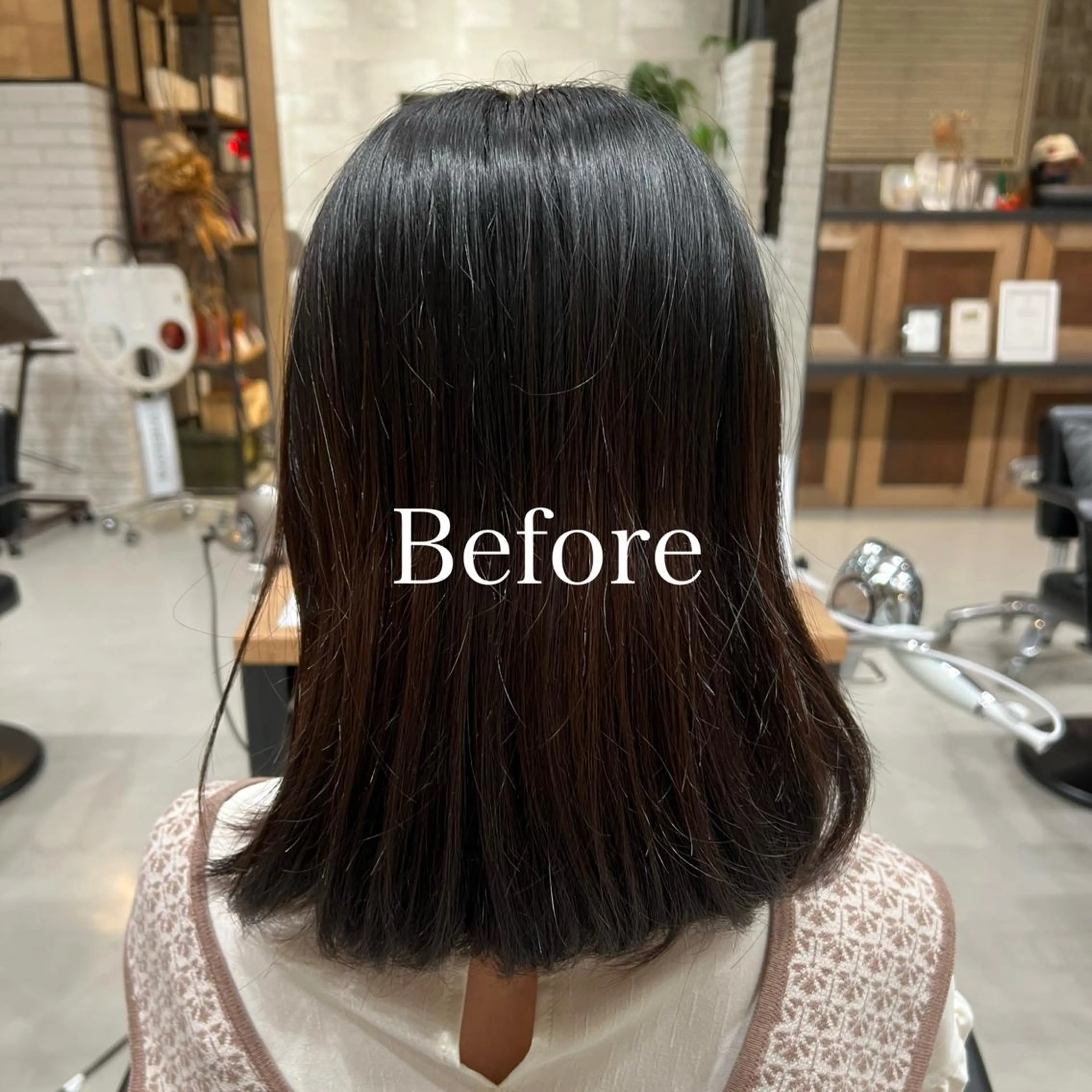 ミディアム カラー ベージュカラー レディースヘア💫 加藤たいが🐯のヘアスタイル