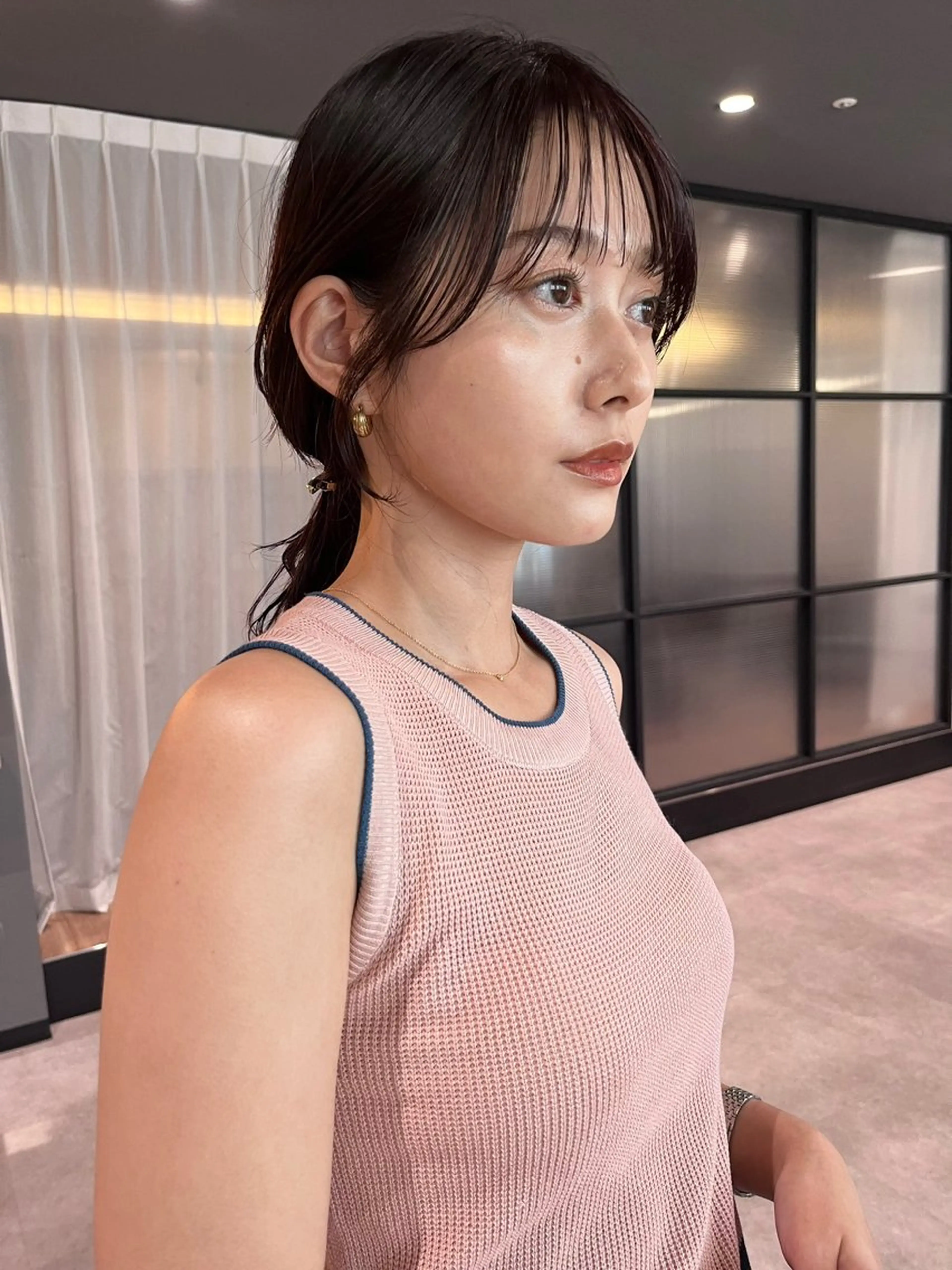 ミディアム カット SALOWIN新潟万代所属・緑川 瑞穂のヘアスタイル