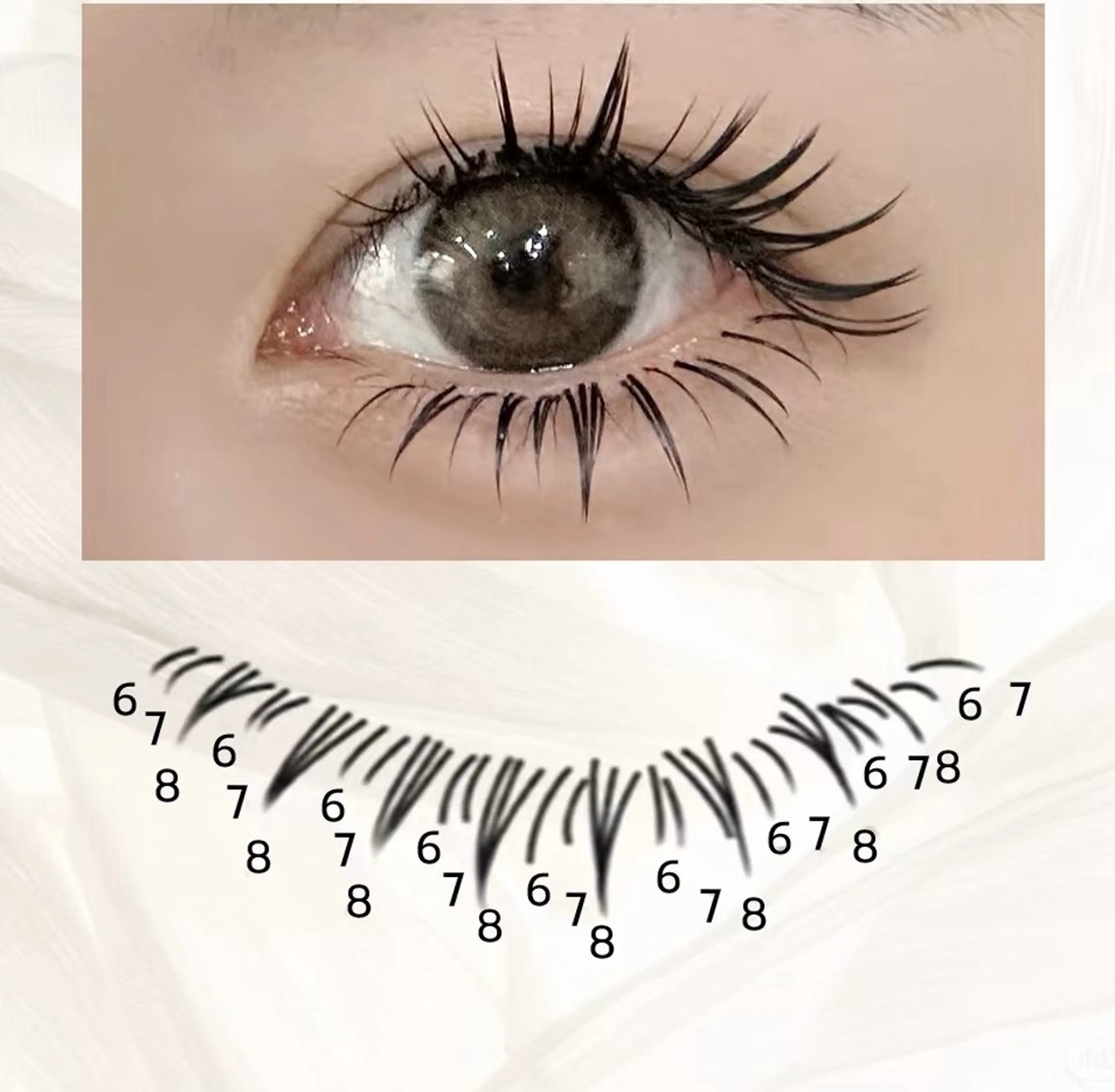 【下のみ】期間限定🦋下まつ毛つけ放題　ボリュームラッシュ80本の写真