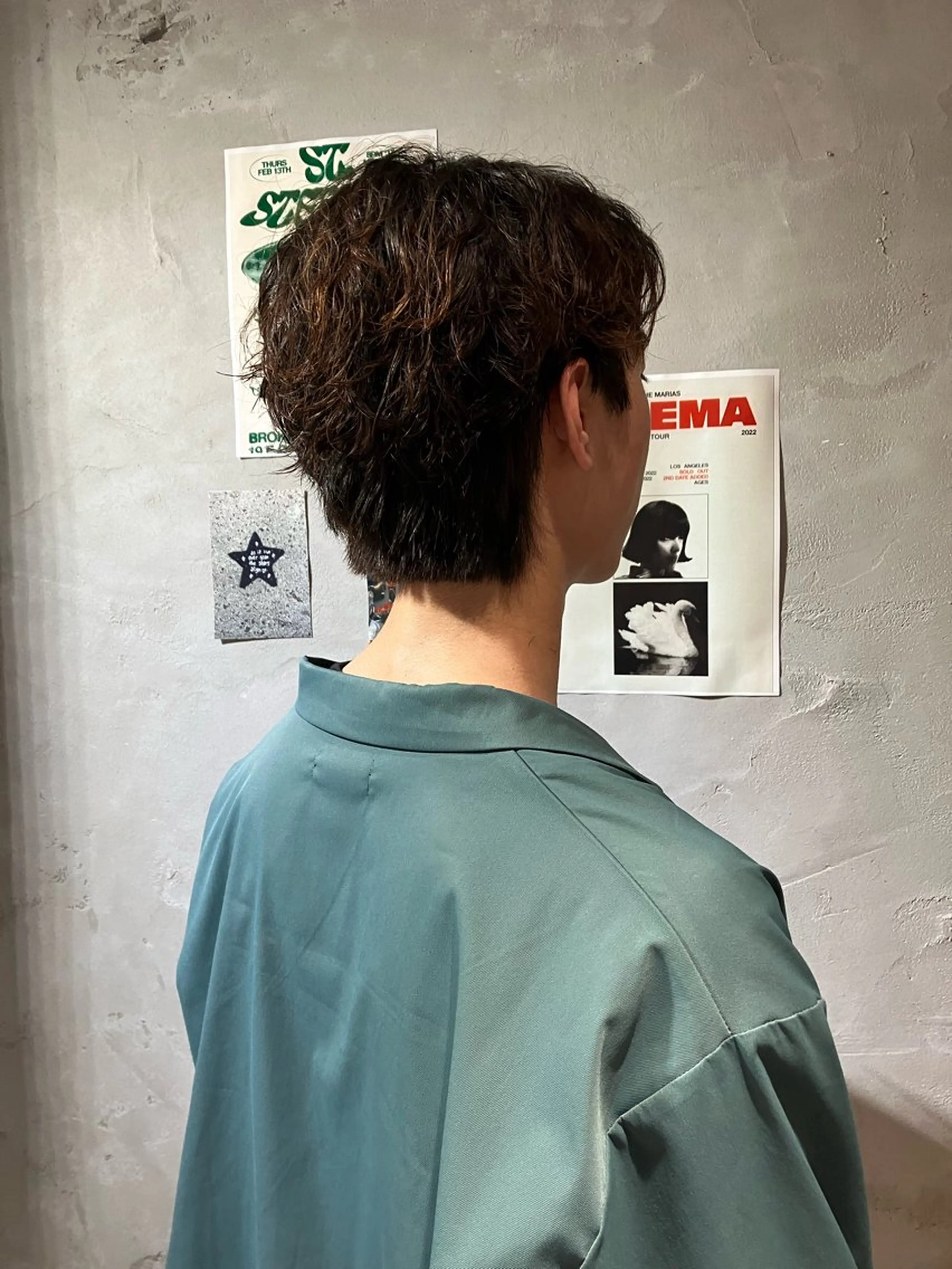 ショート パーマ ツイストスパイラルパーマ スパイラルパーマ door white hideのヘアスタイル