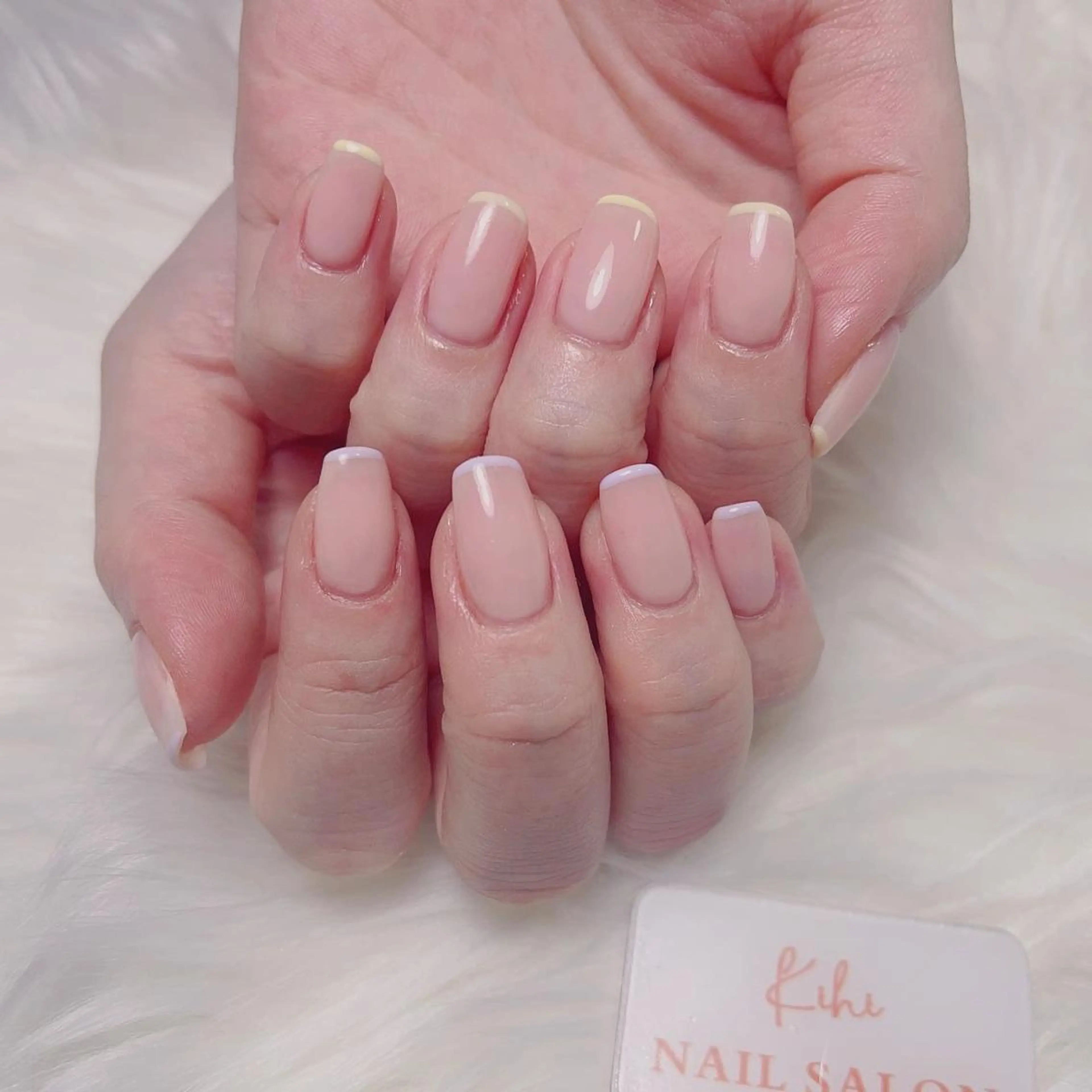 ネイル フレンチネイル ハンドネイル 福島 みきのネイルデザイン