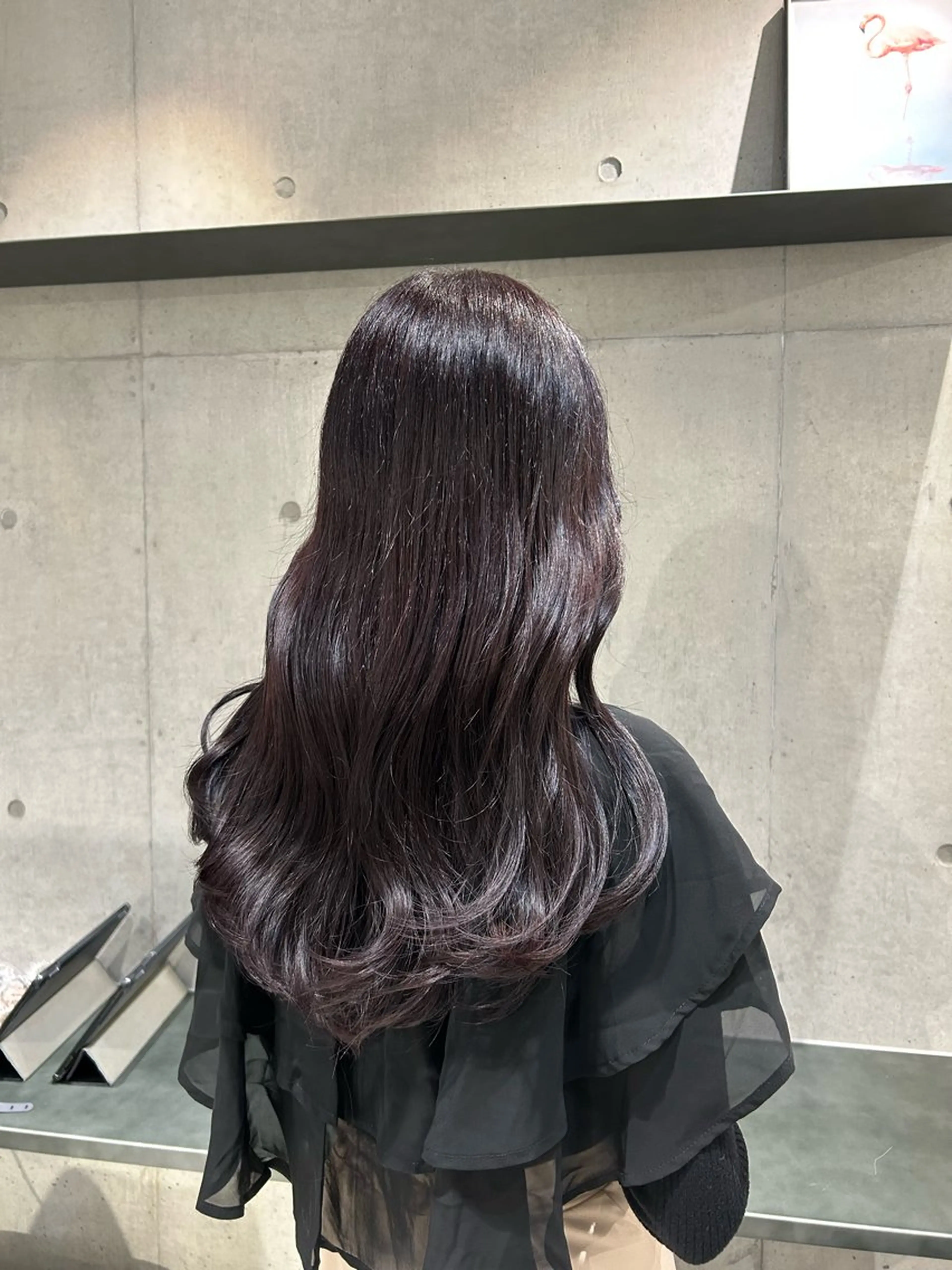 ロング カラー ヘアアレンジ カット ヘアカラー トリートメント ボブ艶モテカラー🫧 カリンのヘアスタイル