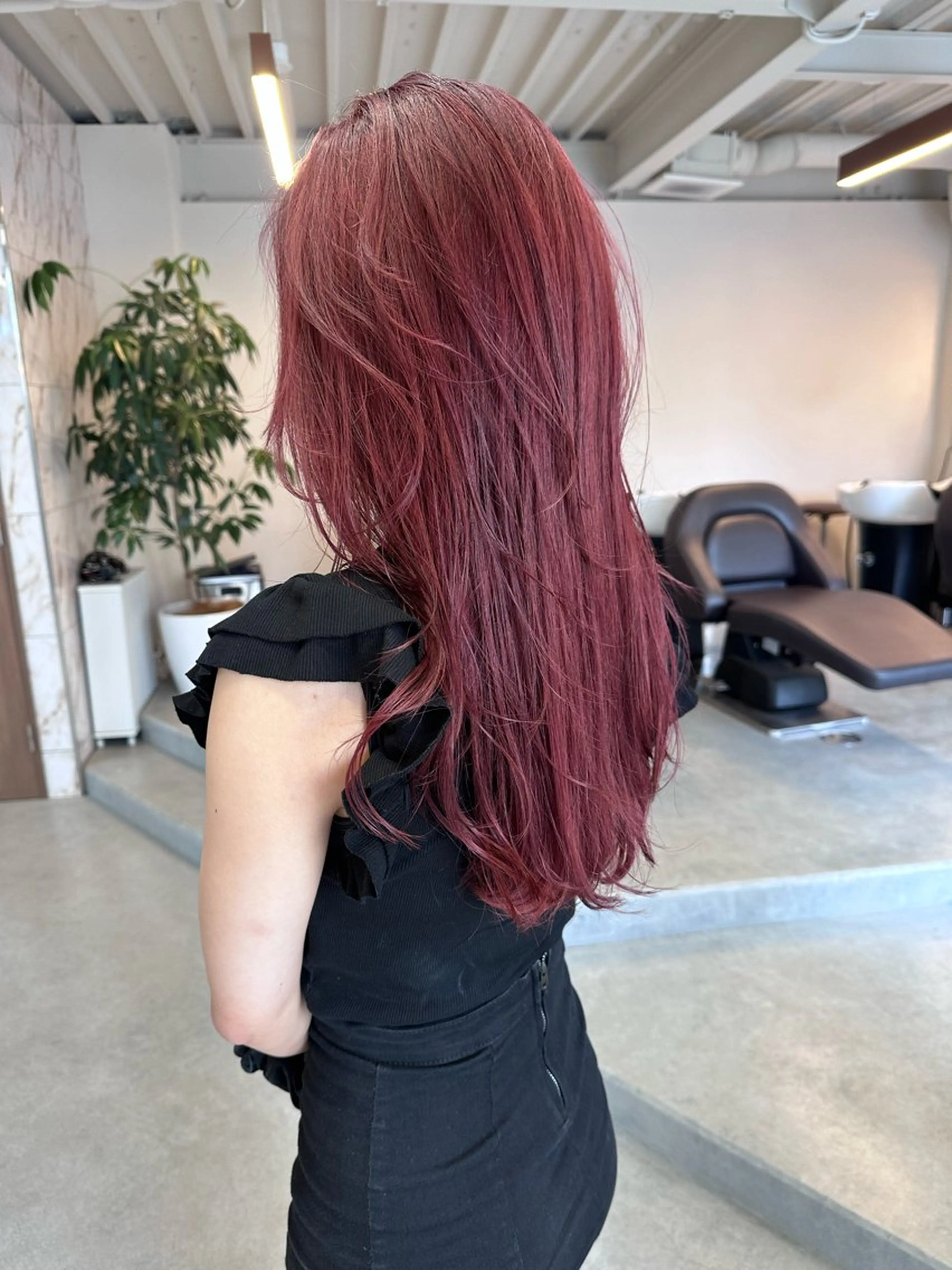 ロング カラー ハイトーン×似合わせ 🌱中川慎之介のヘアスタイル