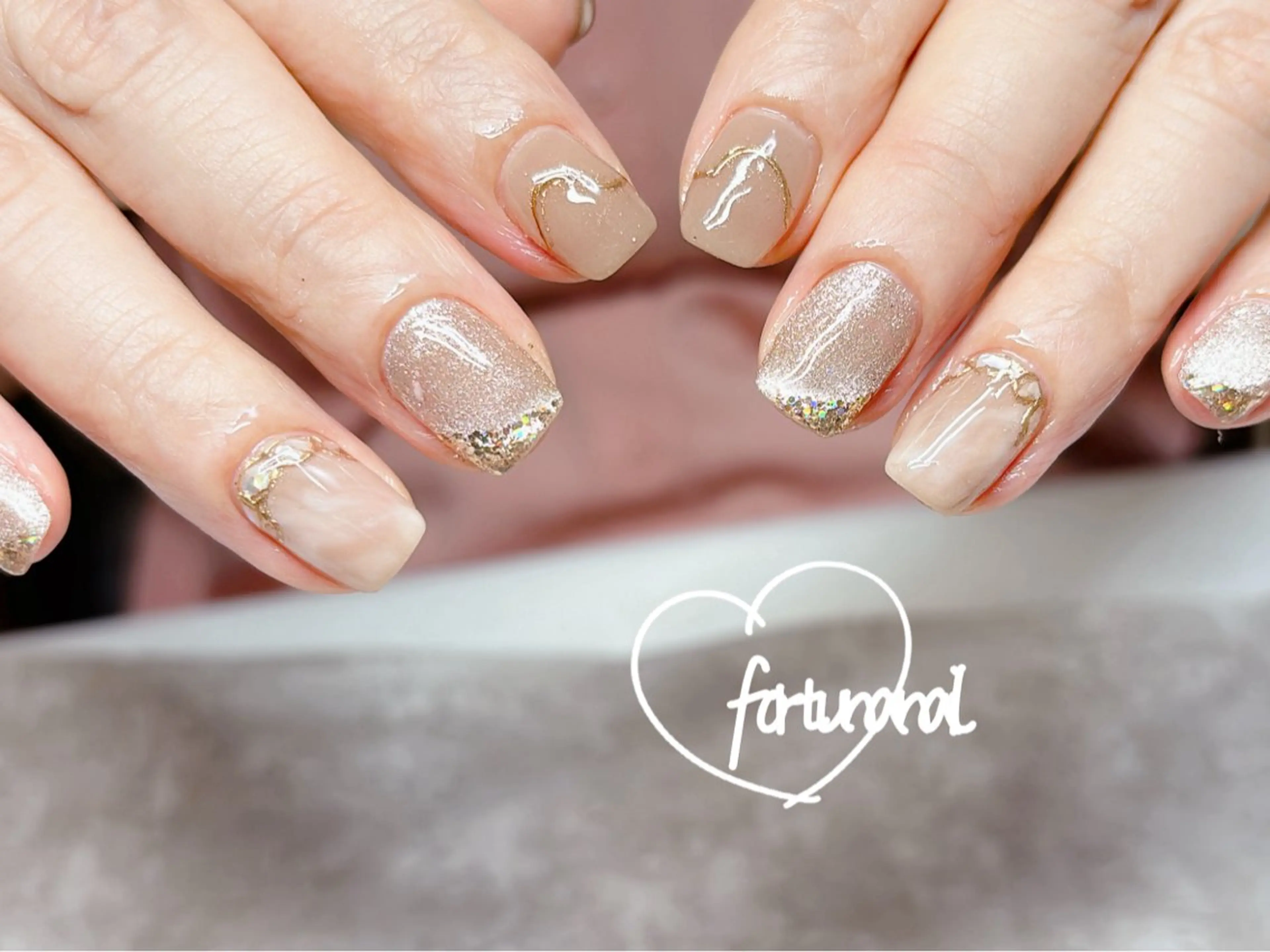 ネイル ハンドネイル Nail •Head スパFortunaのネイルデザイン