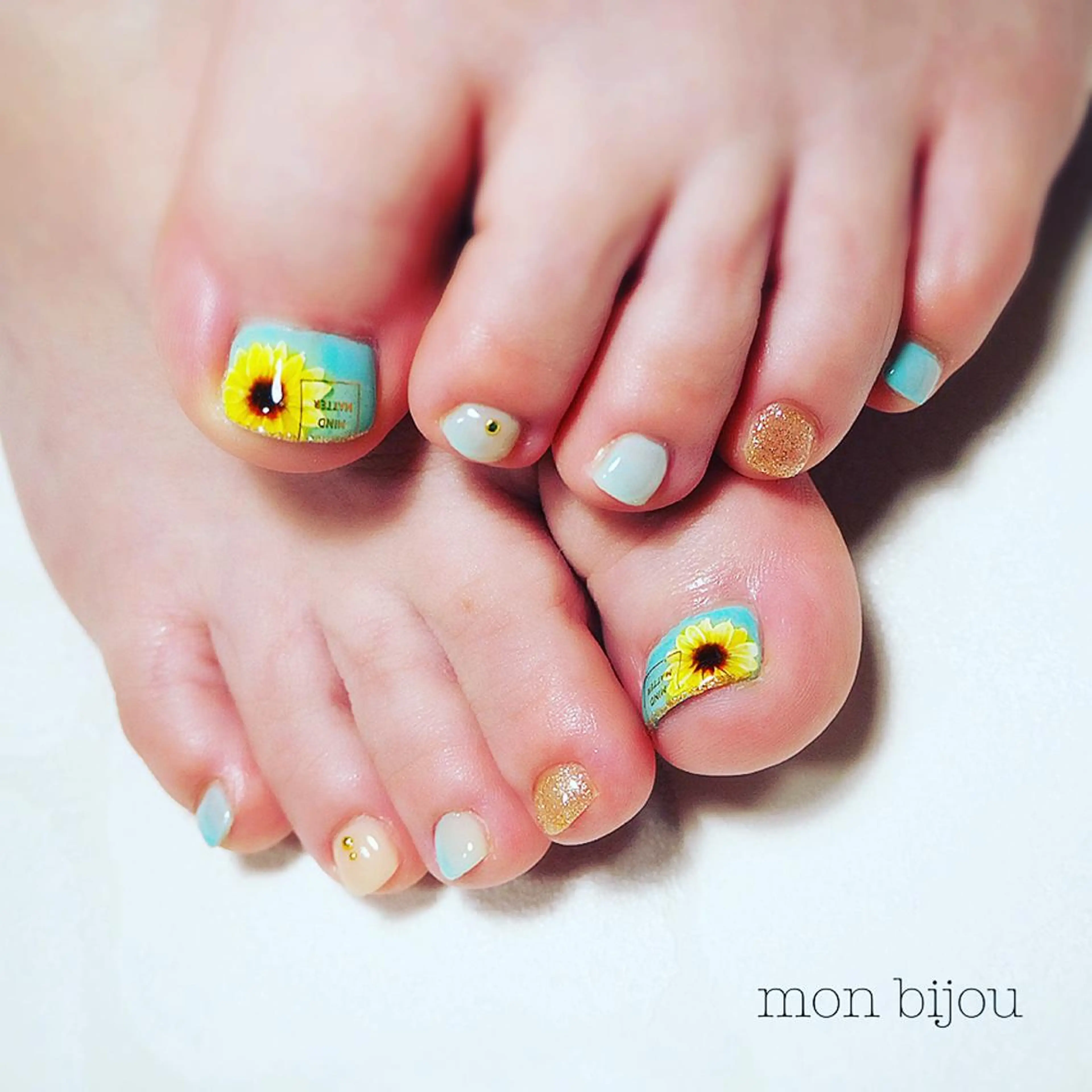 ネイル フットネイル mon bijou 坪井のネイルデザイン