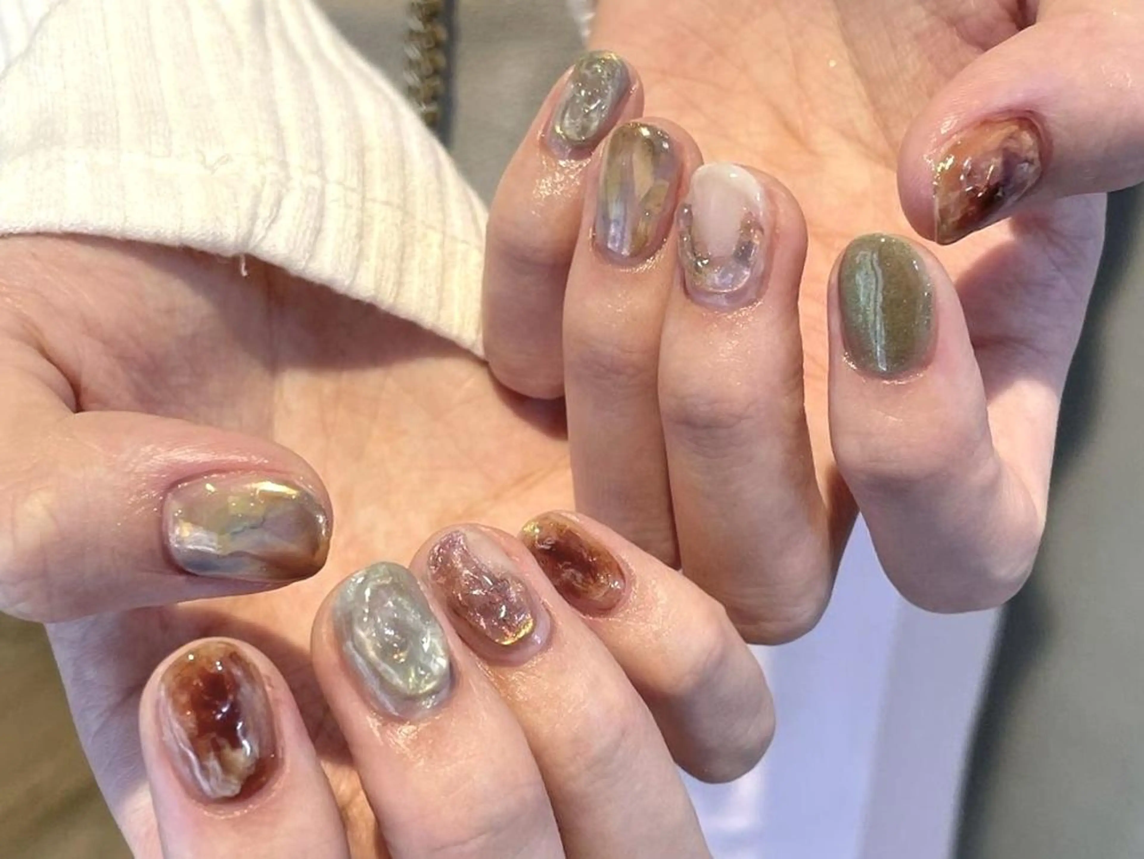 ネイル 🦋y y Nail 🤍のネイルデザイン