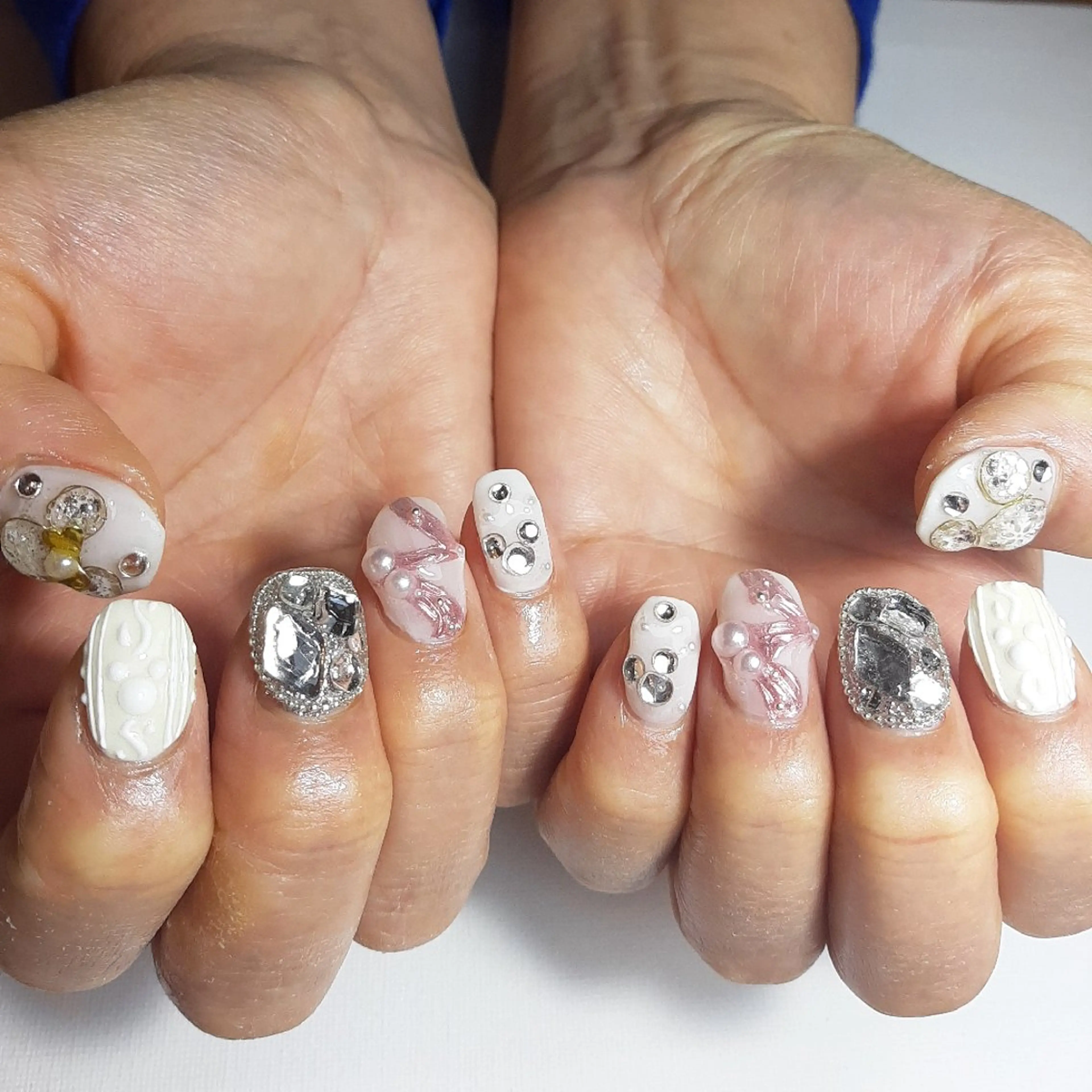 ネイル ジェルネイル 持ち込み ショートネイル owlnail /持込みデザイン専門のネイルデザイン