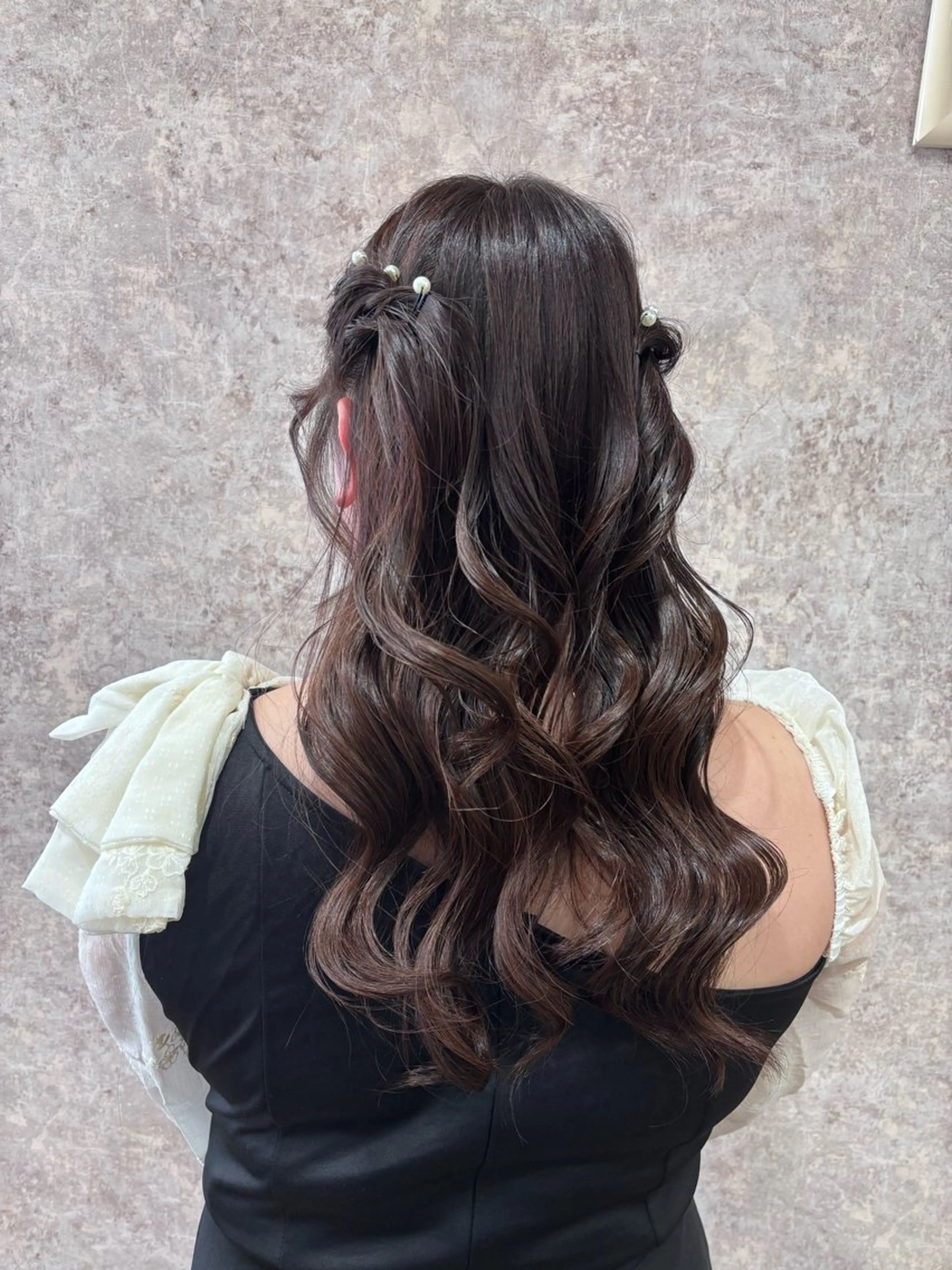 ヘアセットの写真