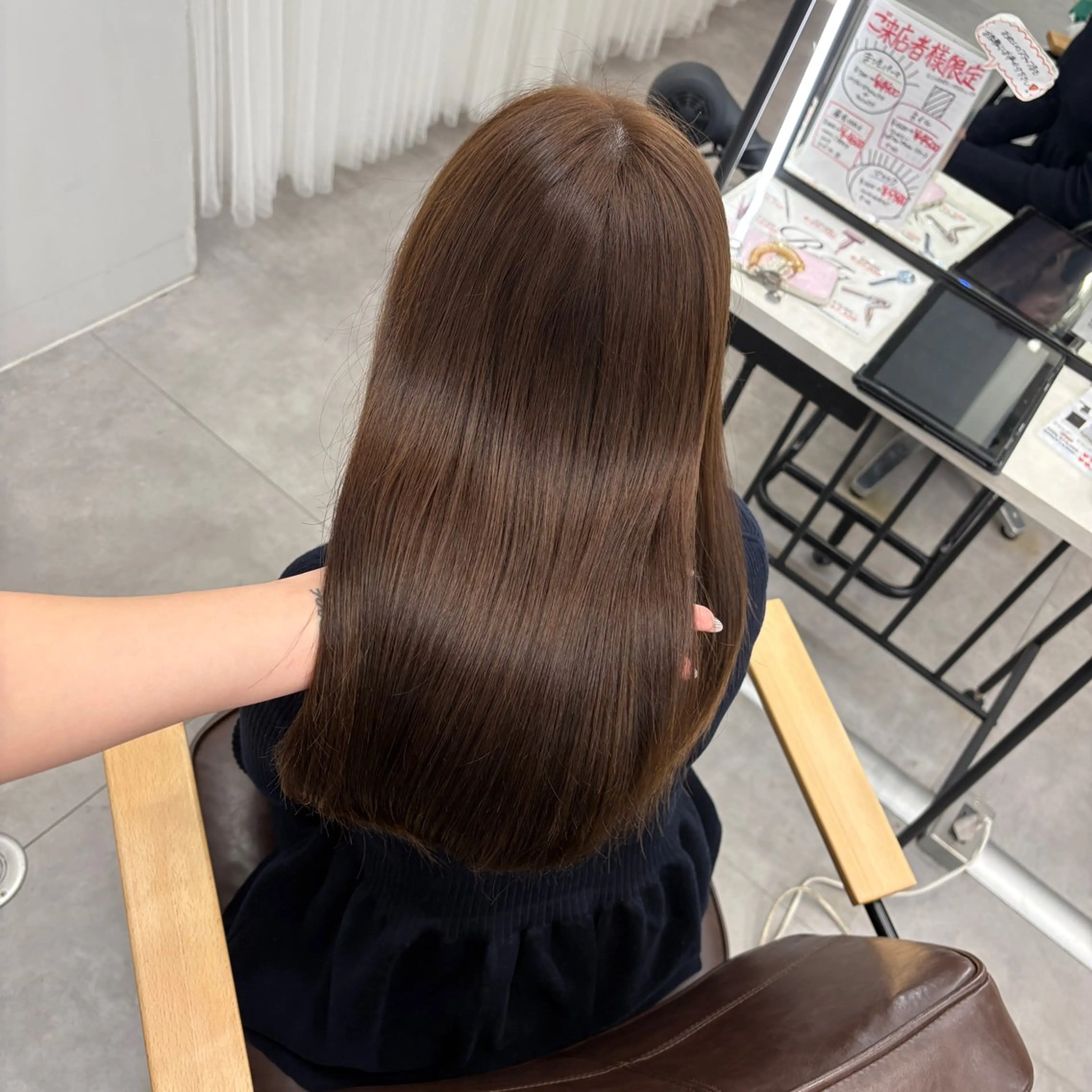 ロング カラー ヘアカラー トリートメント Hina🫧透明感 /上品/モテ🫧のヘアスタイル