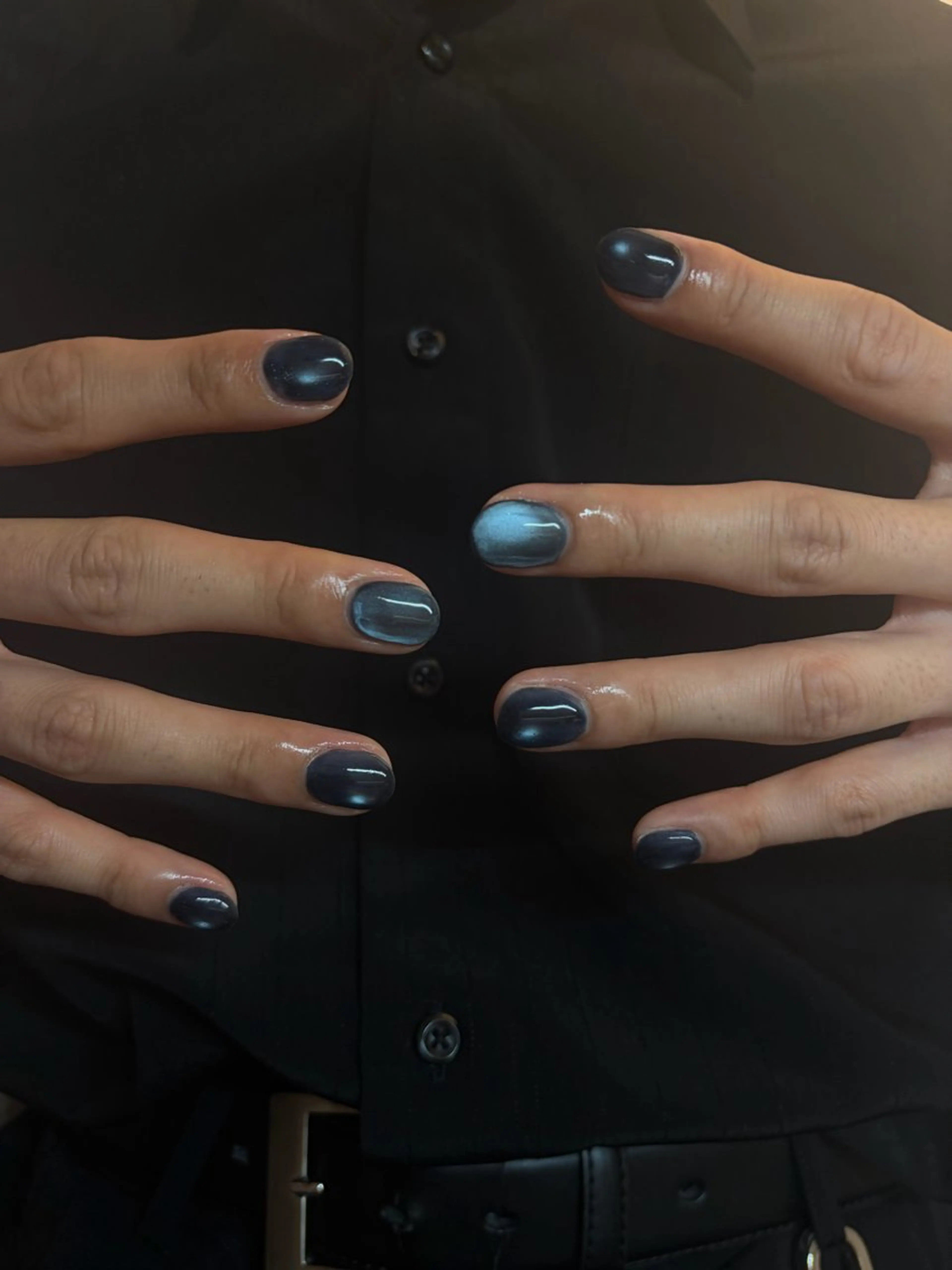 ネイル マグネットネイル メンズネイル シンプルネイル ハンドネイル D.dnail Reinaのネイルデザイン