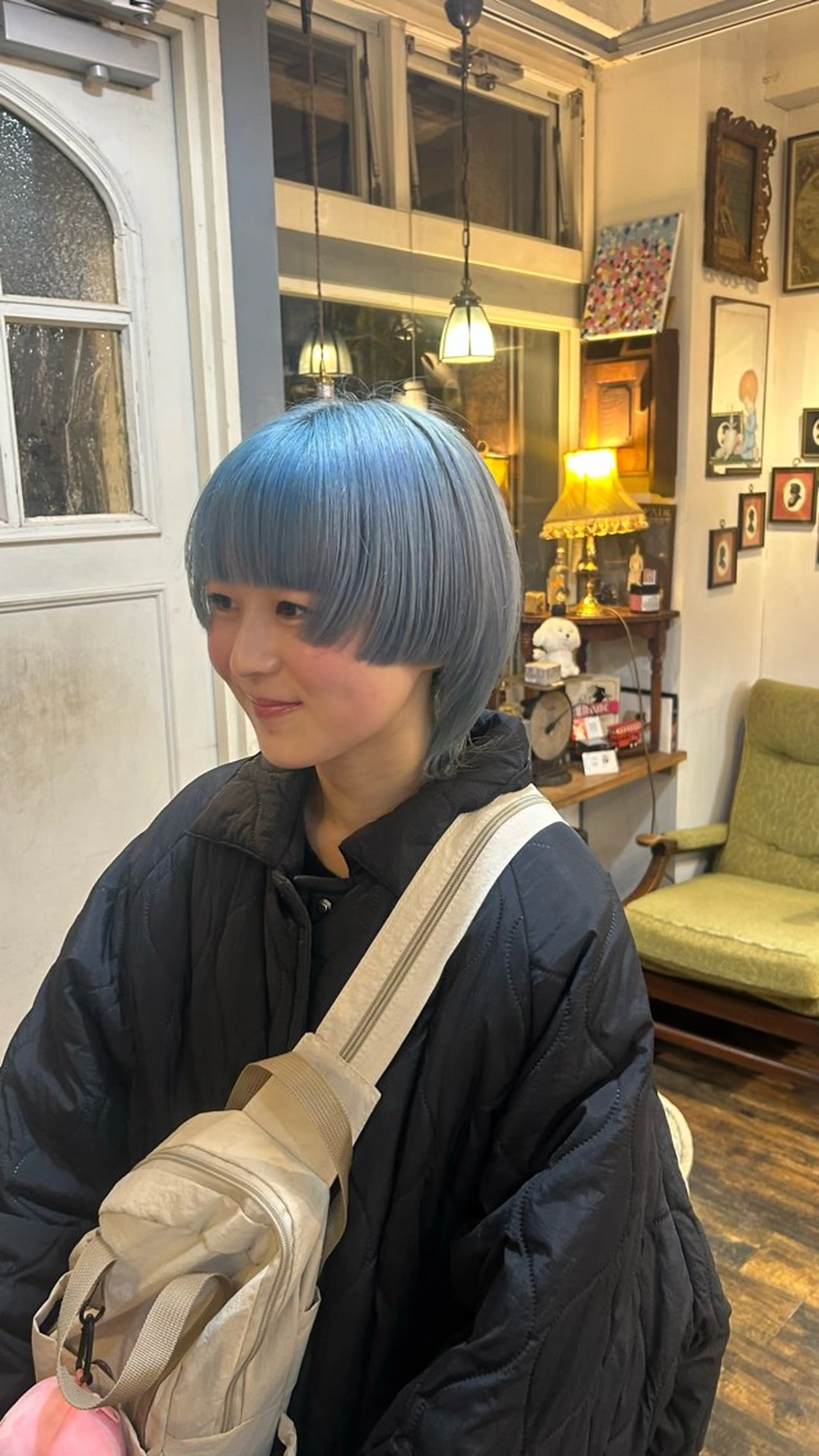 ショート 姫カット ショートヘア ウルフカット カット BRITS 渡辺 菜々子のヘアスタイル